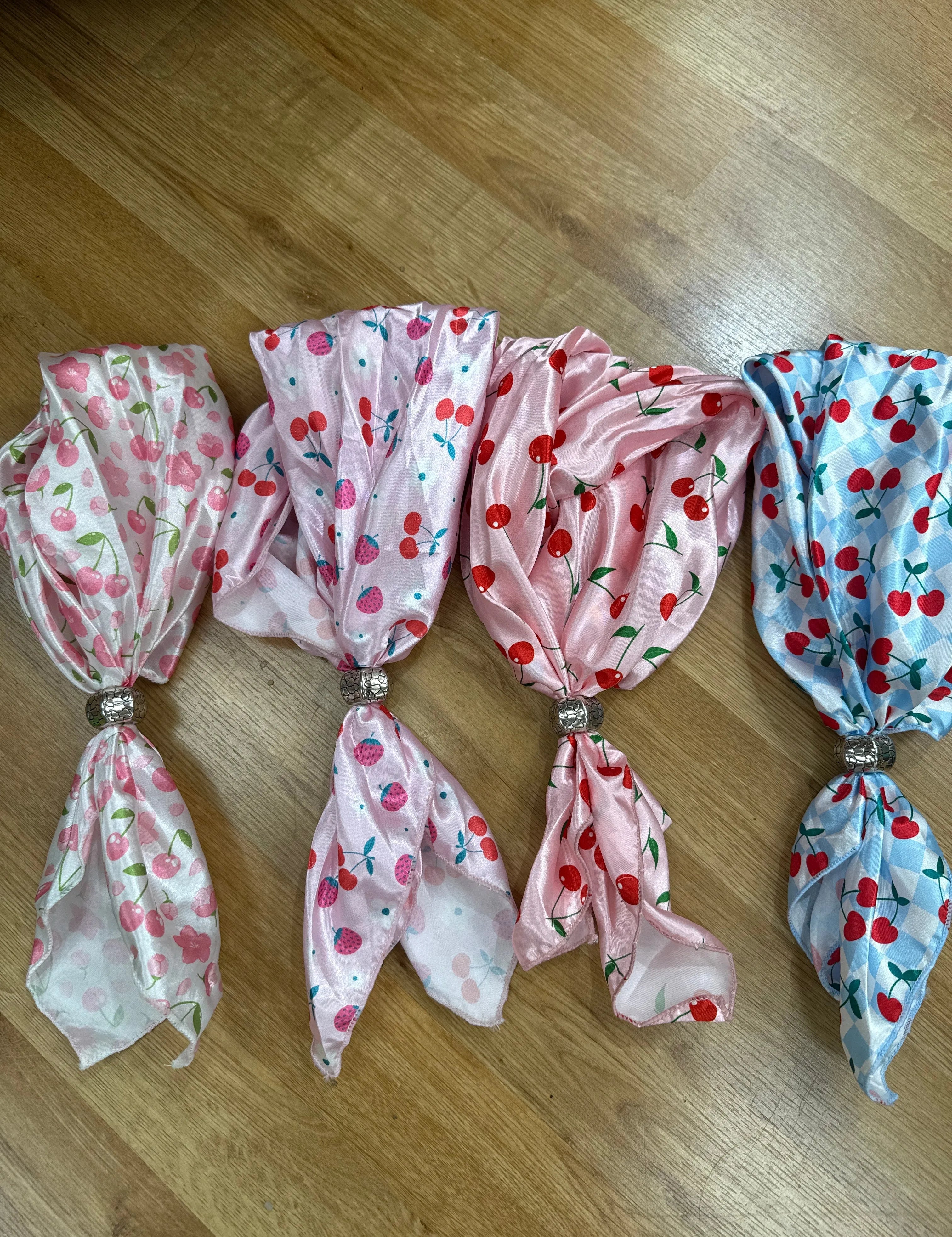 ATG Cherry Scarf Necklaces on Simply Obsessed