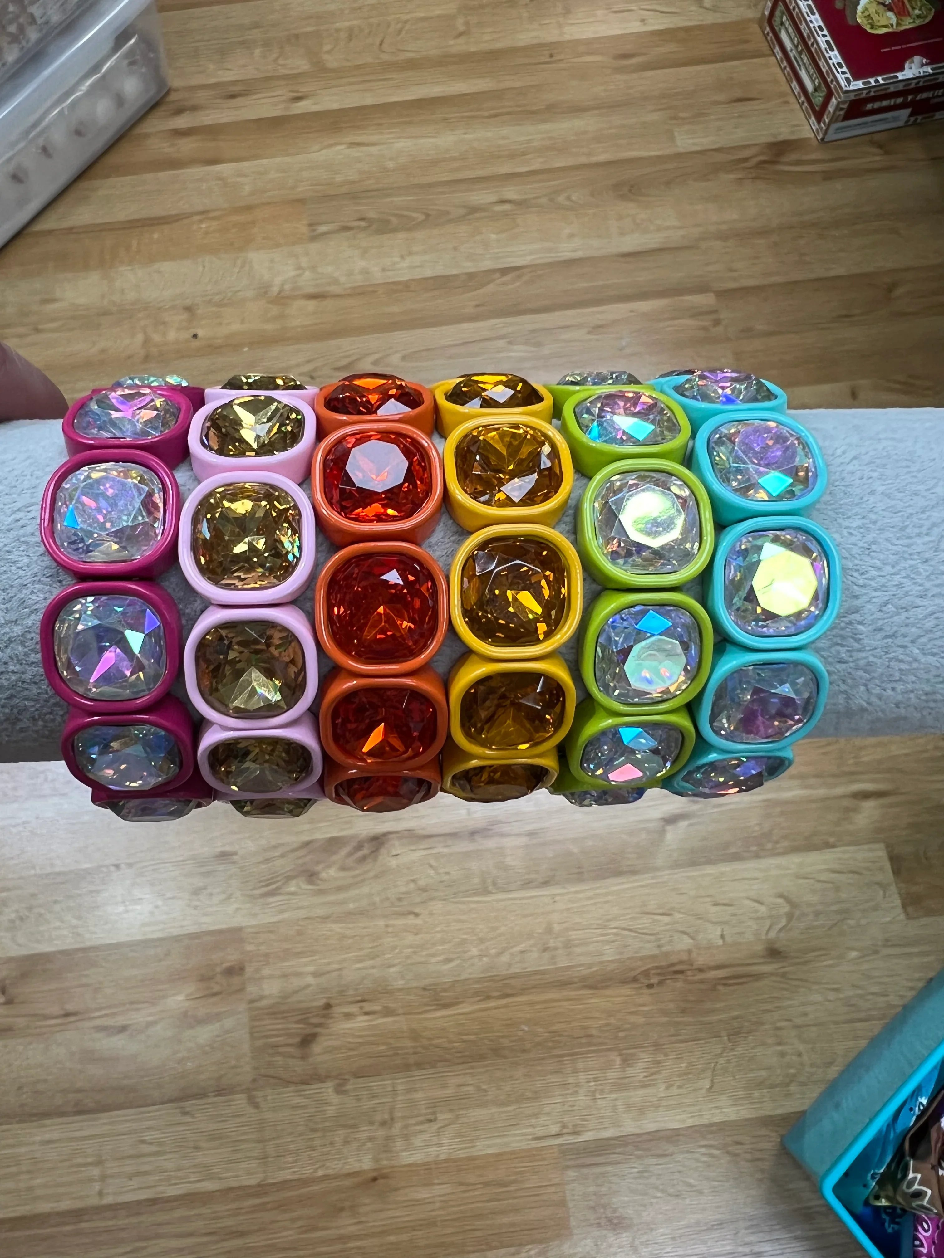 ATG Colorful Stretchy Bracelets on Simply Obsessed
