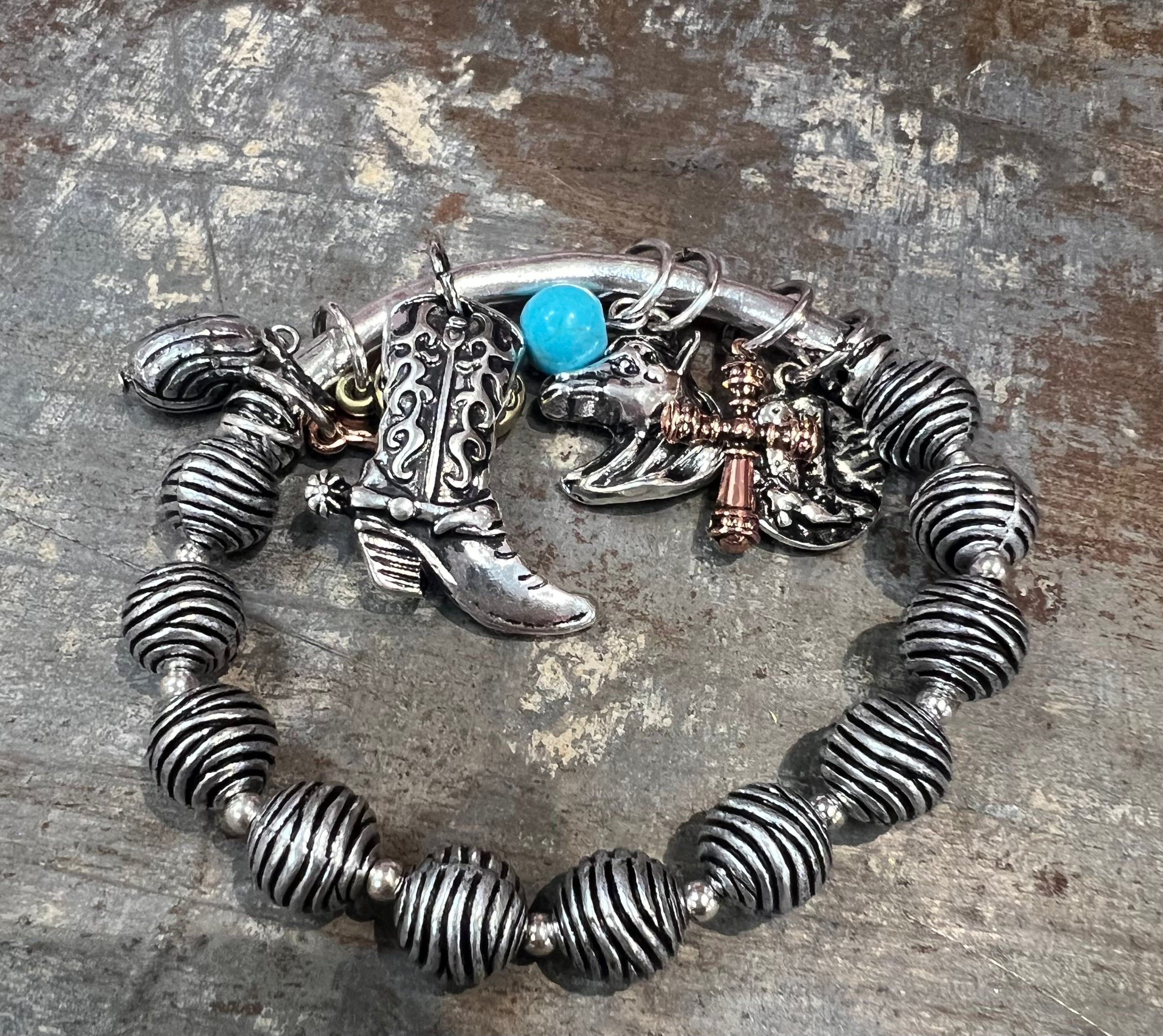 ATG Cowboy Stretchy Charm Bracelet on Simply Obsessed