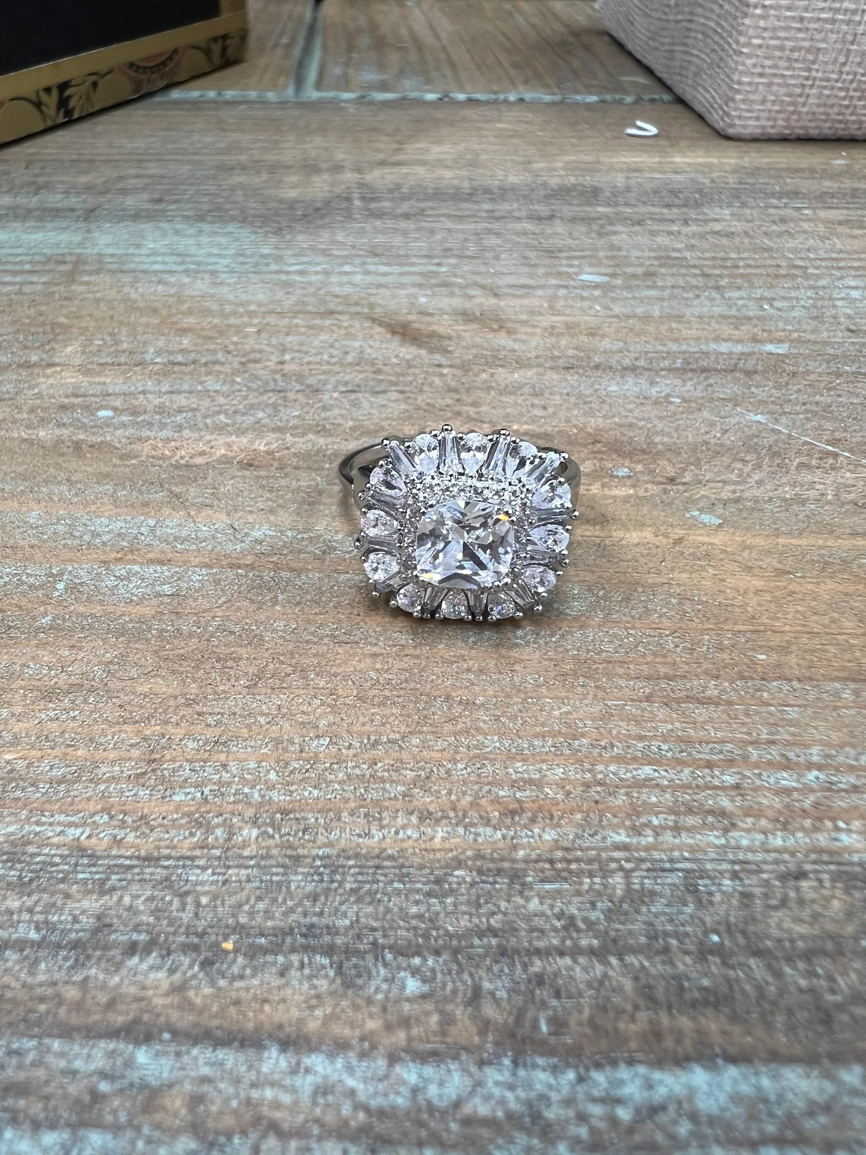 ATG Crystal Adjustable Ring on Simply Obsessed