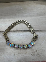 ATG Crystal Chain Bracelet on Simply Obsessed
