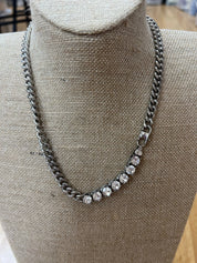 ATG Crystal Chain Necklace on Simply Obsessed