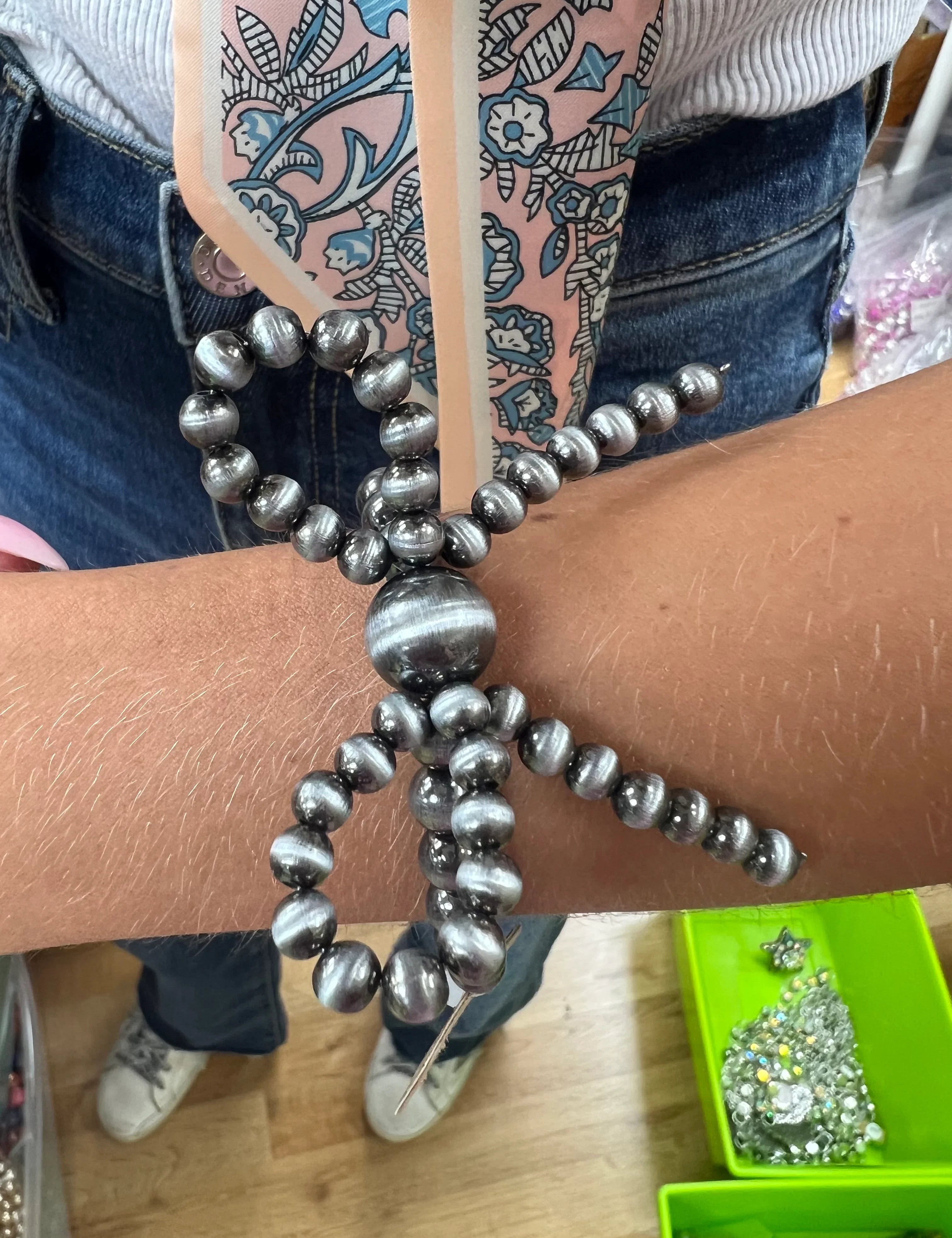 ATG DOORBUSTER Navajo Pearl Bow Bracelet on Simply Obsessed