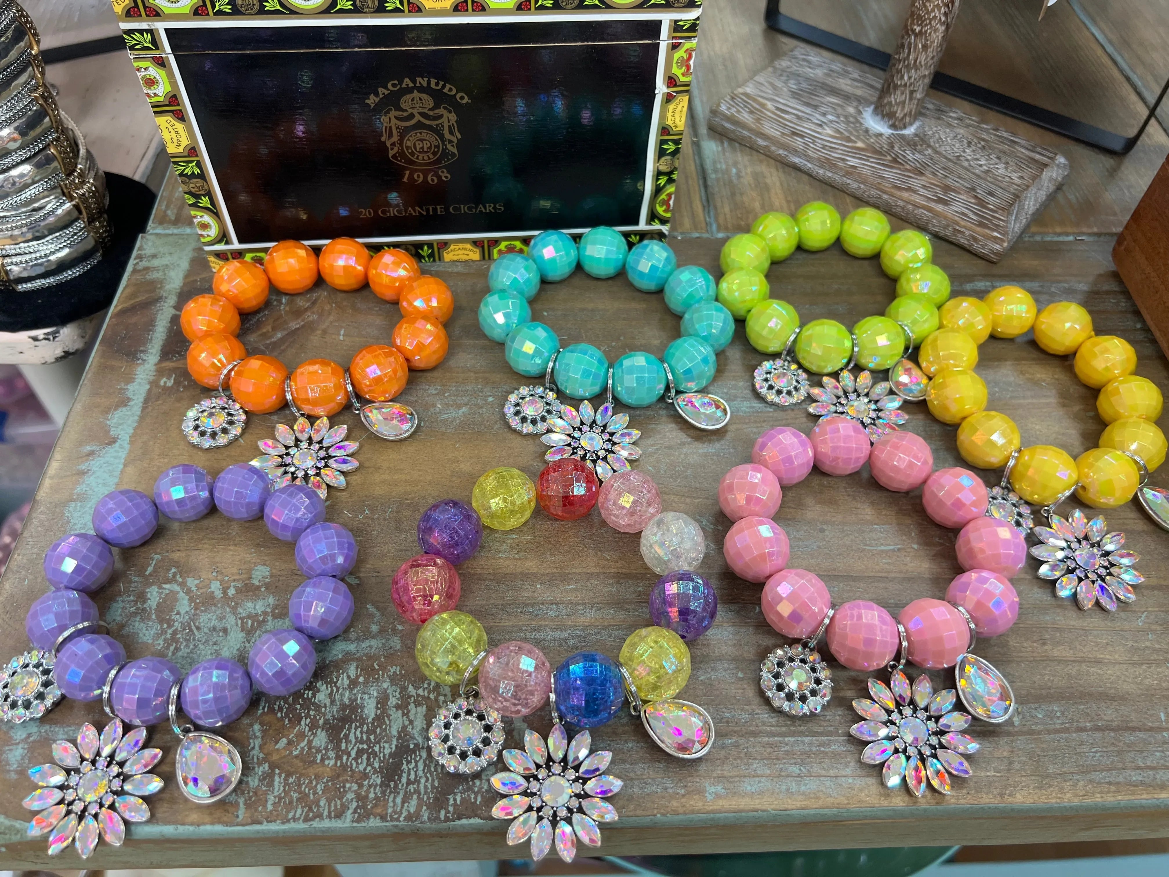 ATG Faceted Bead Charm Bracelet on Simply Obsessed