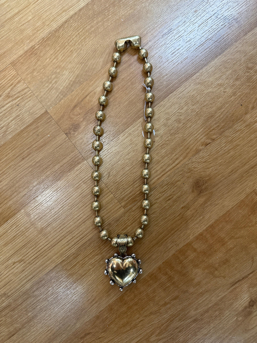 ATG Gold Bubble Heart Necklace on Simply Obsessed