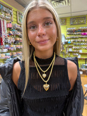 ATG Gold Layered Heart Necklace on Simply Obsessed