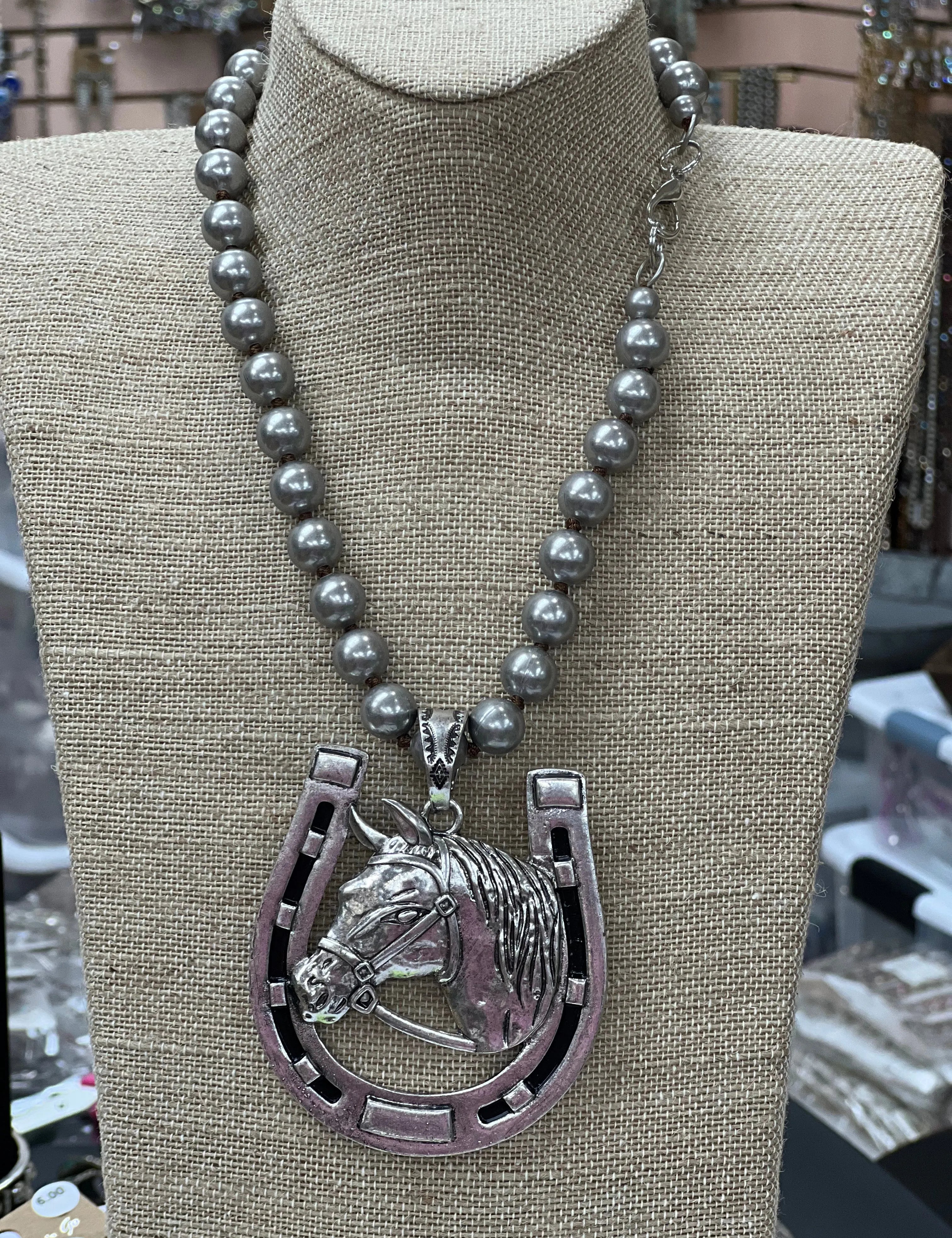 ATG Horseshoe Navajo Pearl Necklace on Simply Obsessed