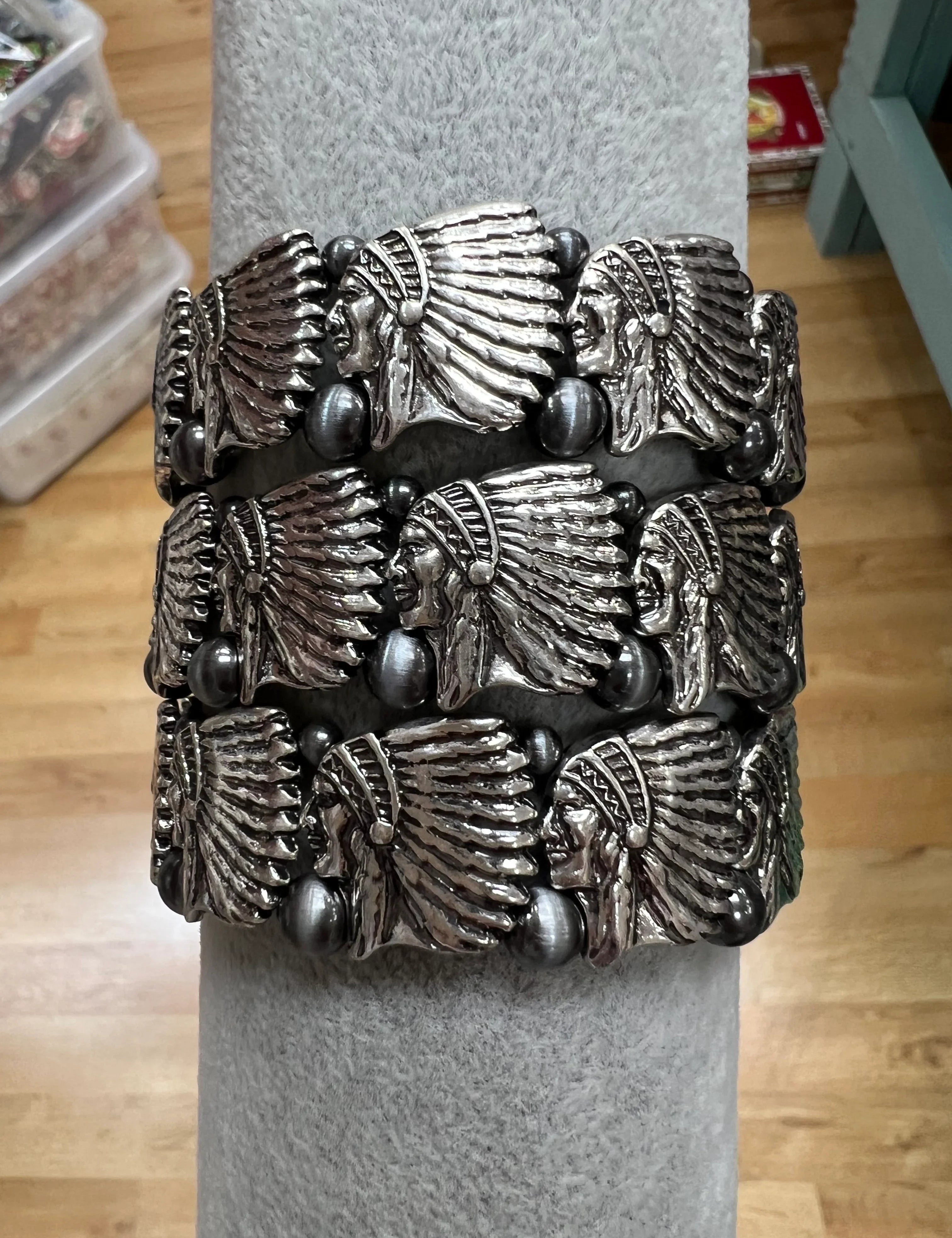ATG Indian Head Bracelet on Simply Obsessed