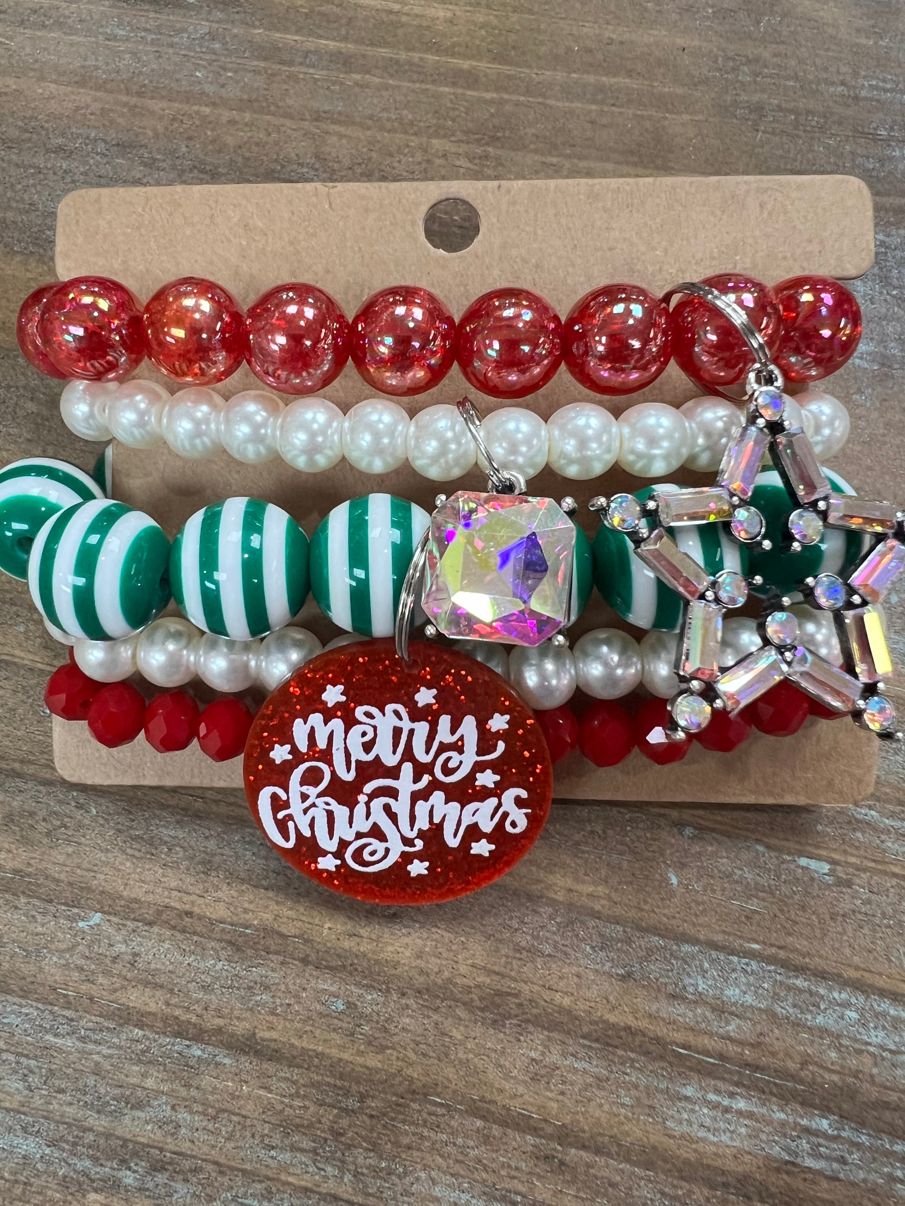 ATG Merry Christmas Bracelet Stack on Simply Obsessed