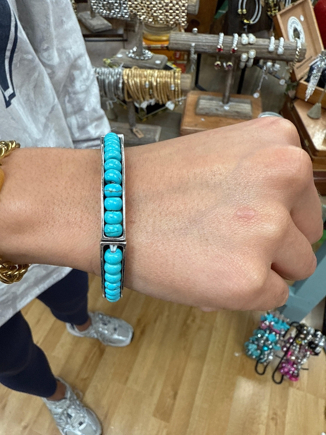 ATG Mini Turquoise Stretch Bracelet on Simply Obsessed