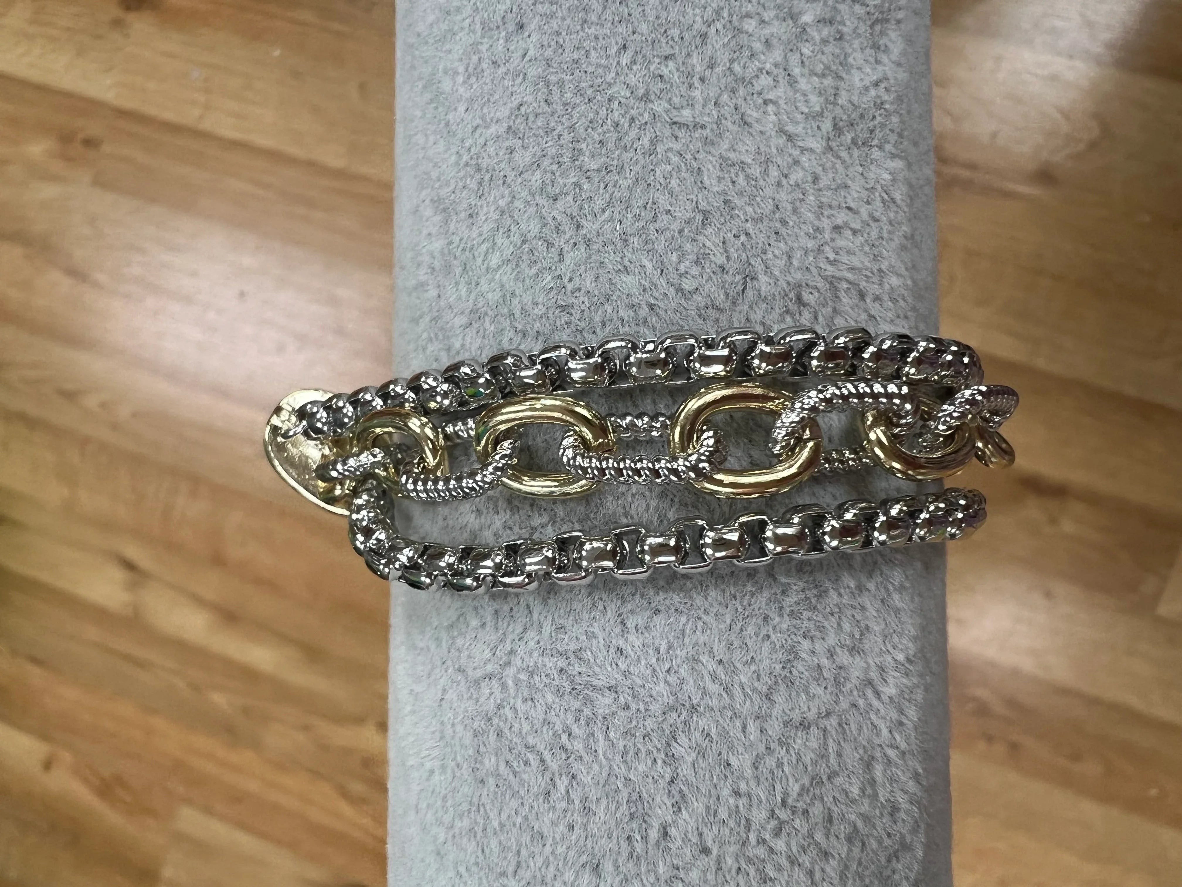 ATG Mixed Metal Layered Bracelet on Simply Obsessed