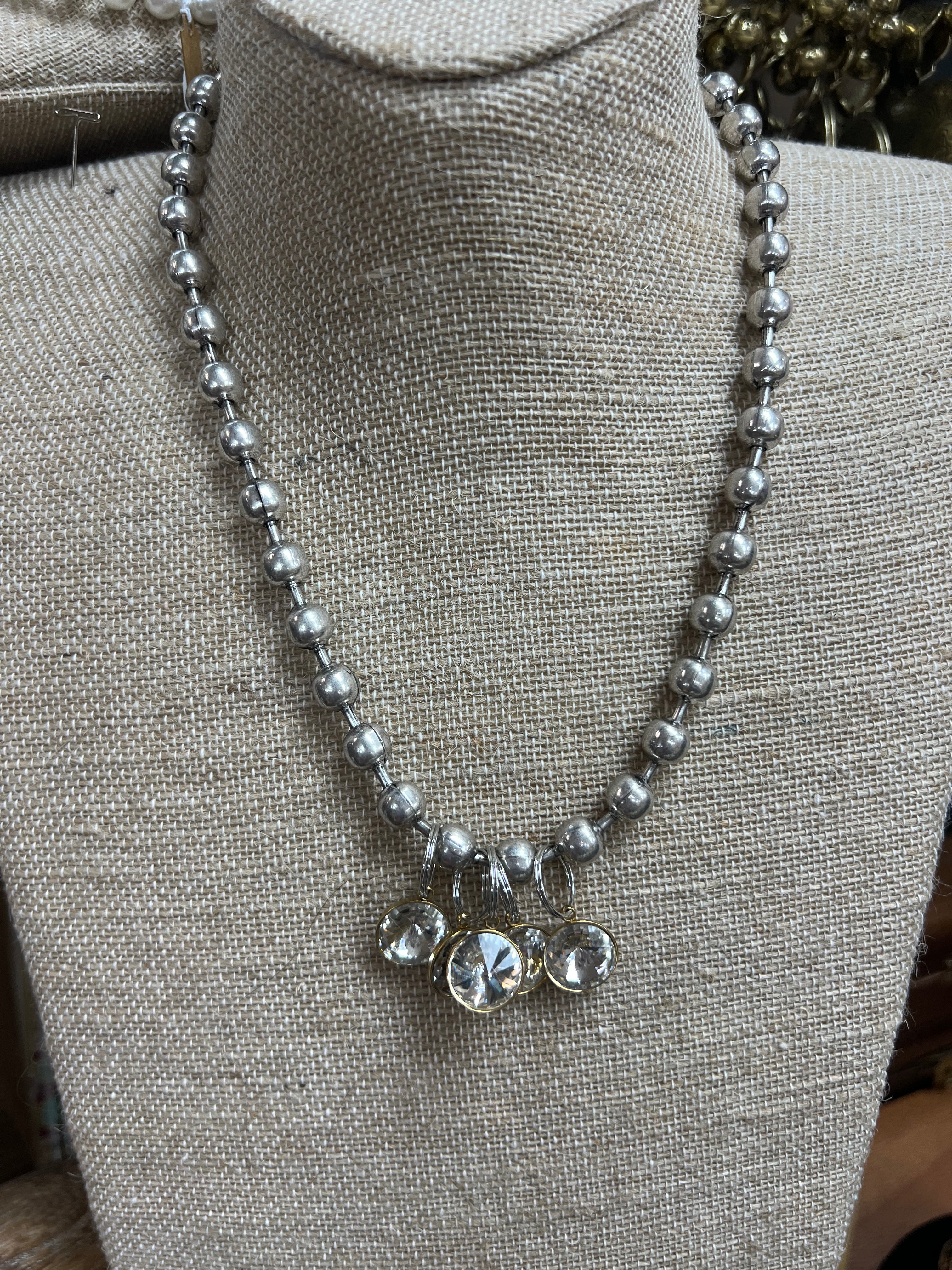 ATG Navajo Pearl 5 Charm Necklace on Simply Obsessed