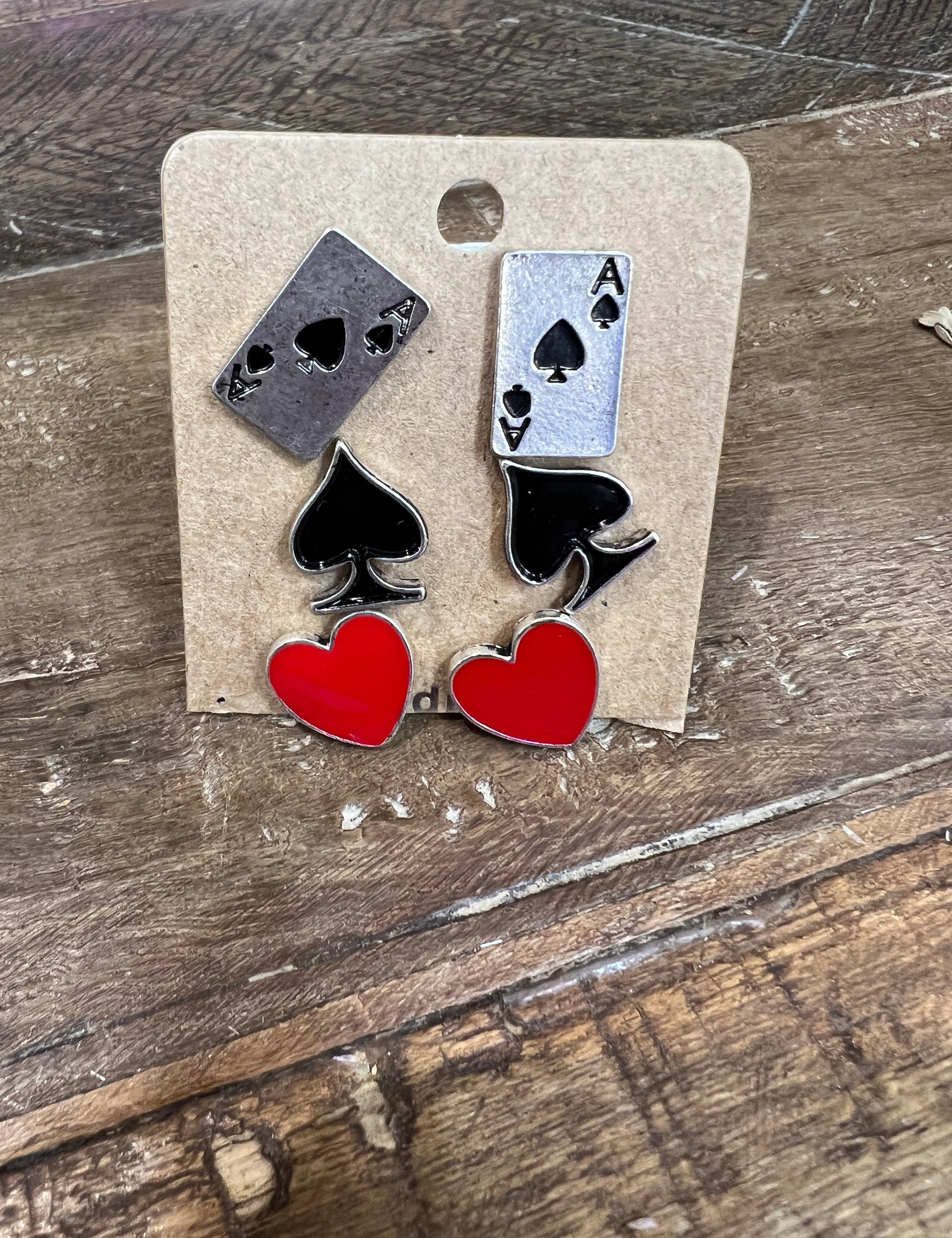 ATG Playing Cards Stud Set on Simply Obsessed