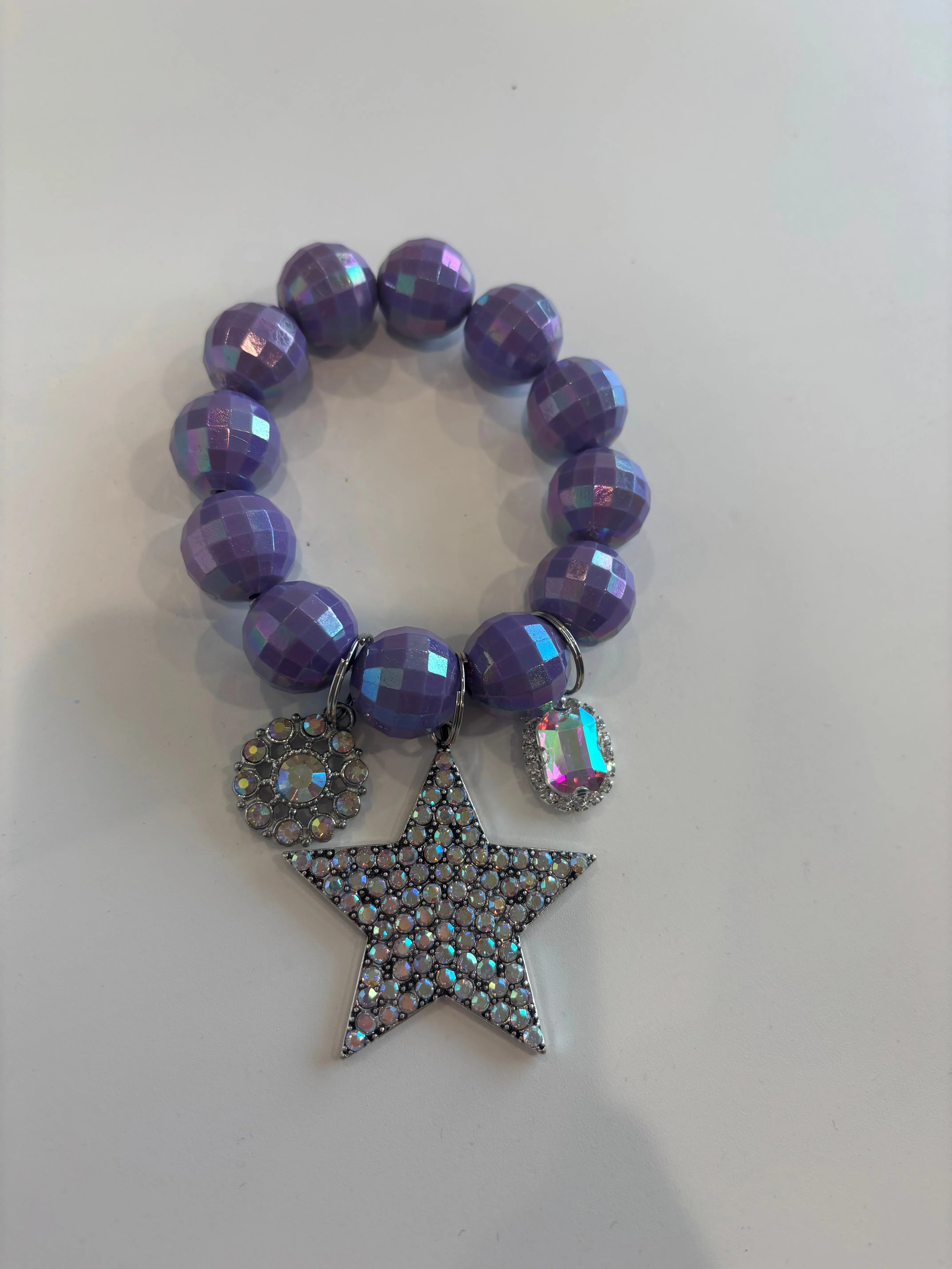 ATG Purple Bubble Charm Bracelet on Simply Obsessed