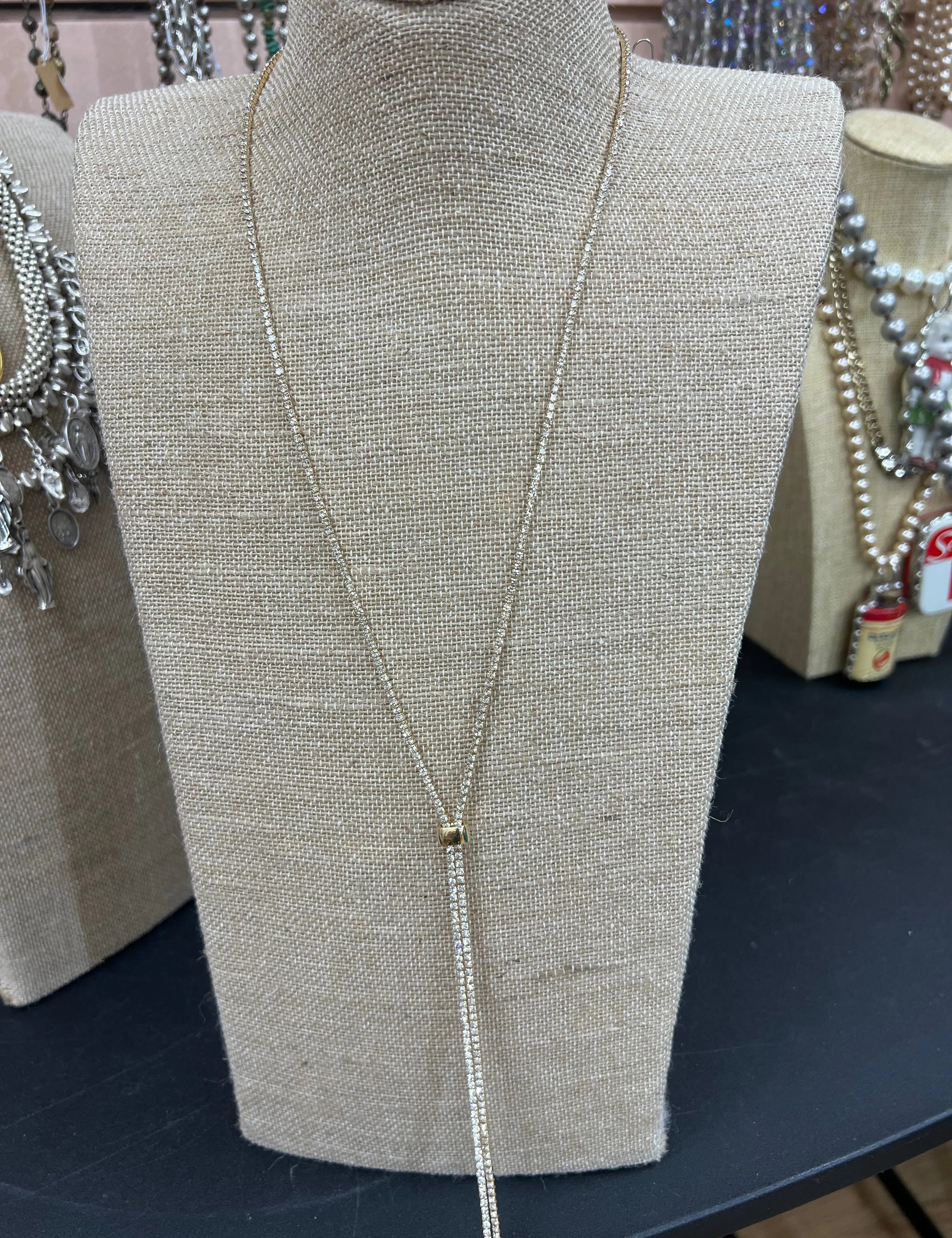 ATG Rhinestone Slide Necklace on Simply Obsessed