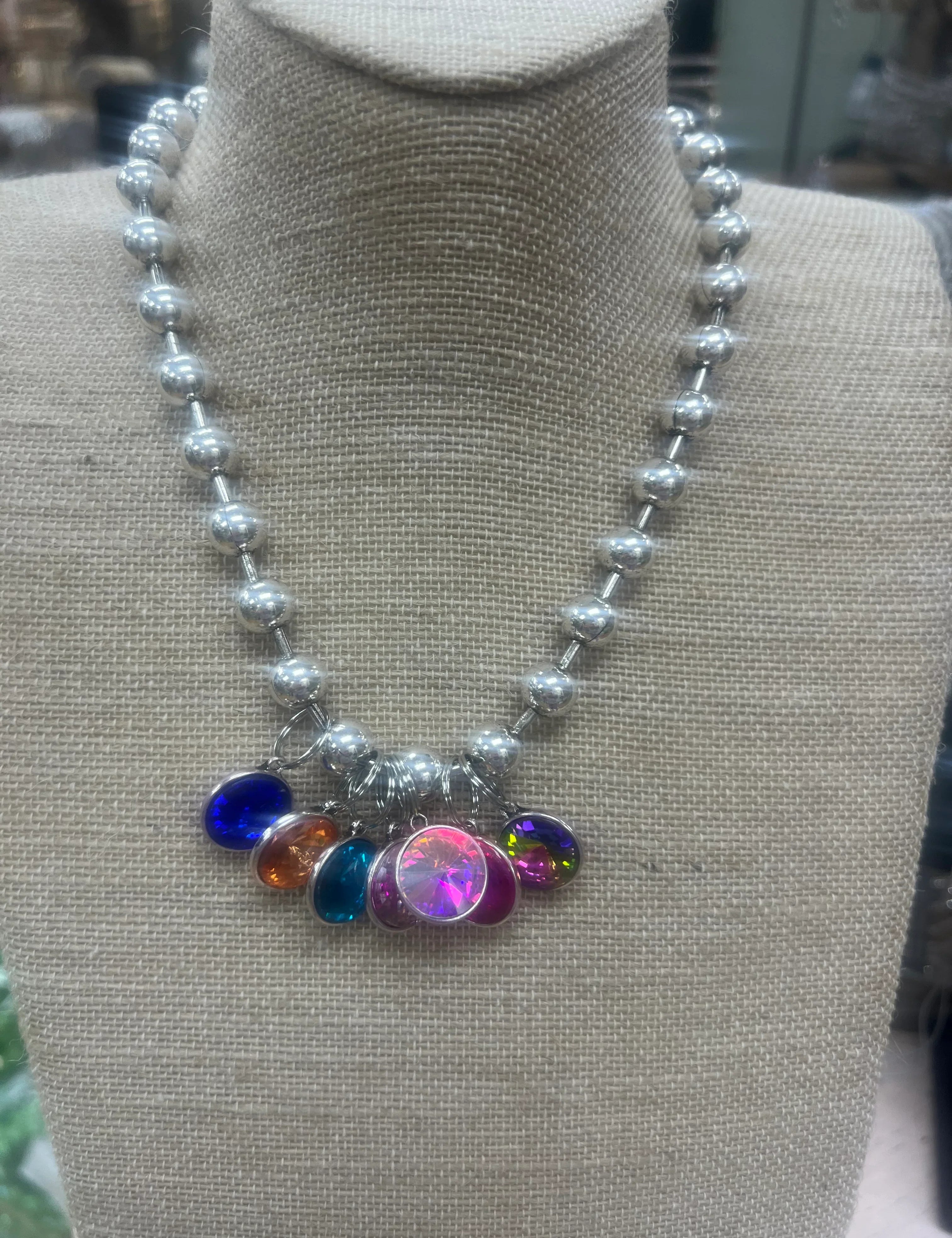 ATG Round Charm Ball Chain Necklaces on Simply Obsessed