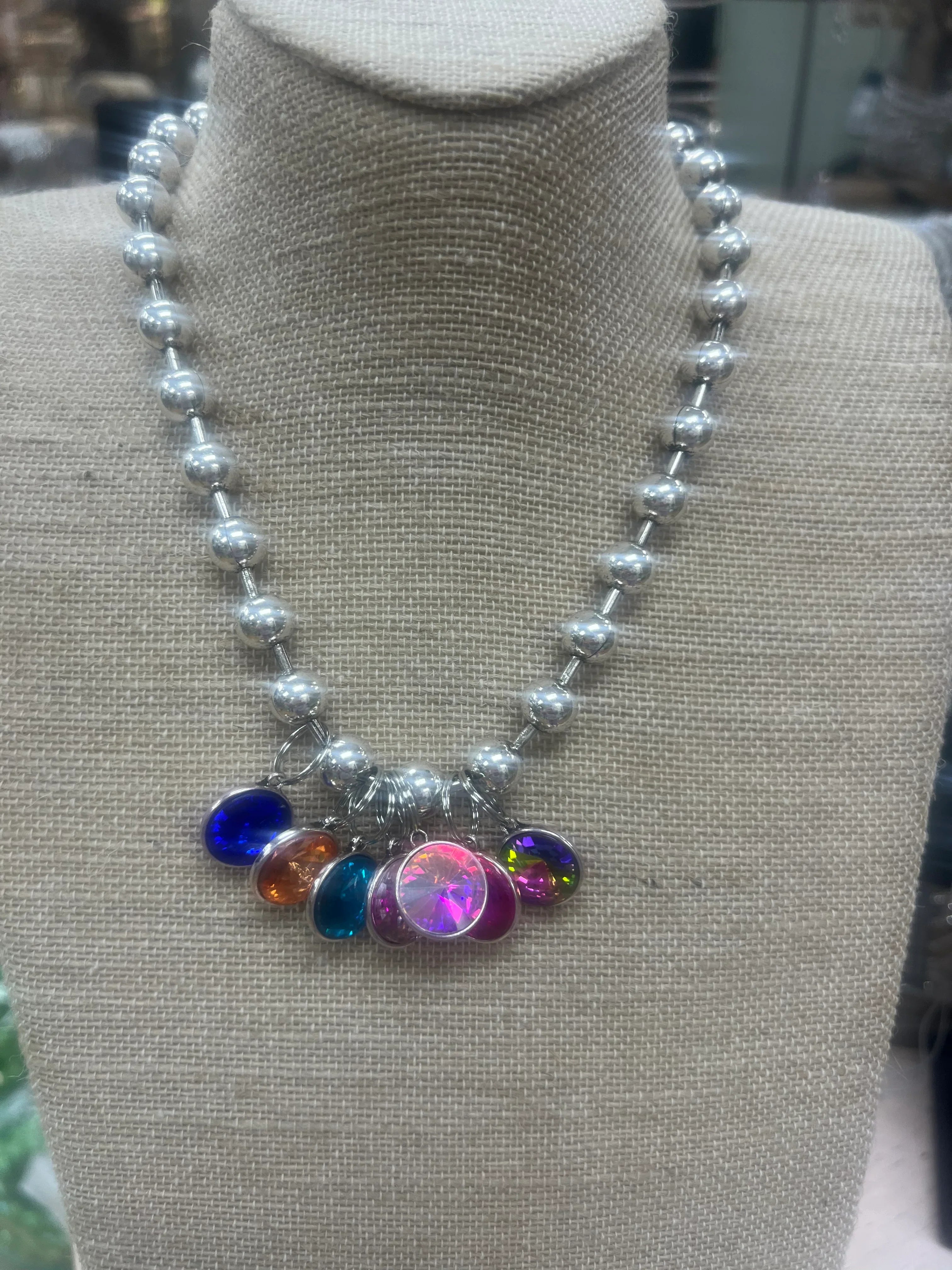 ATG Round Charm Ball Chain Necklaces on Simply Obsessed