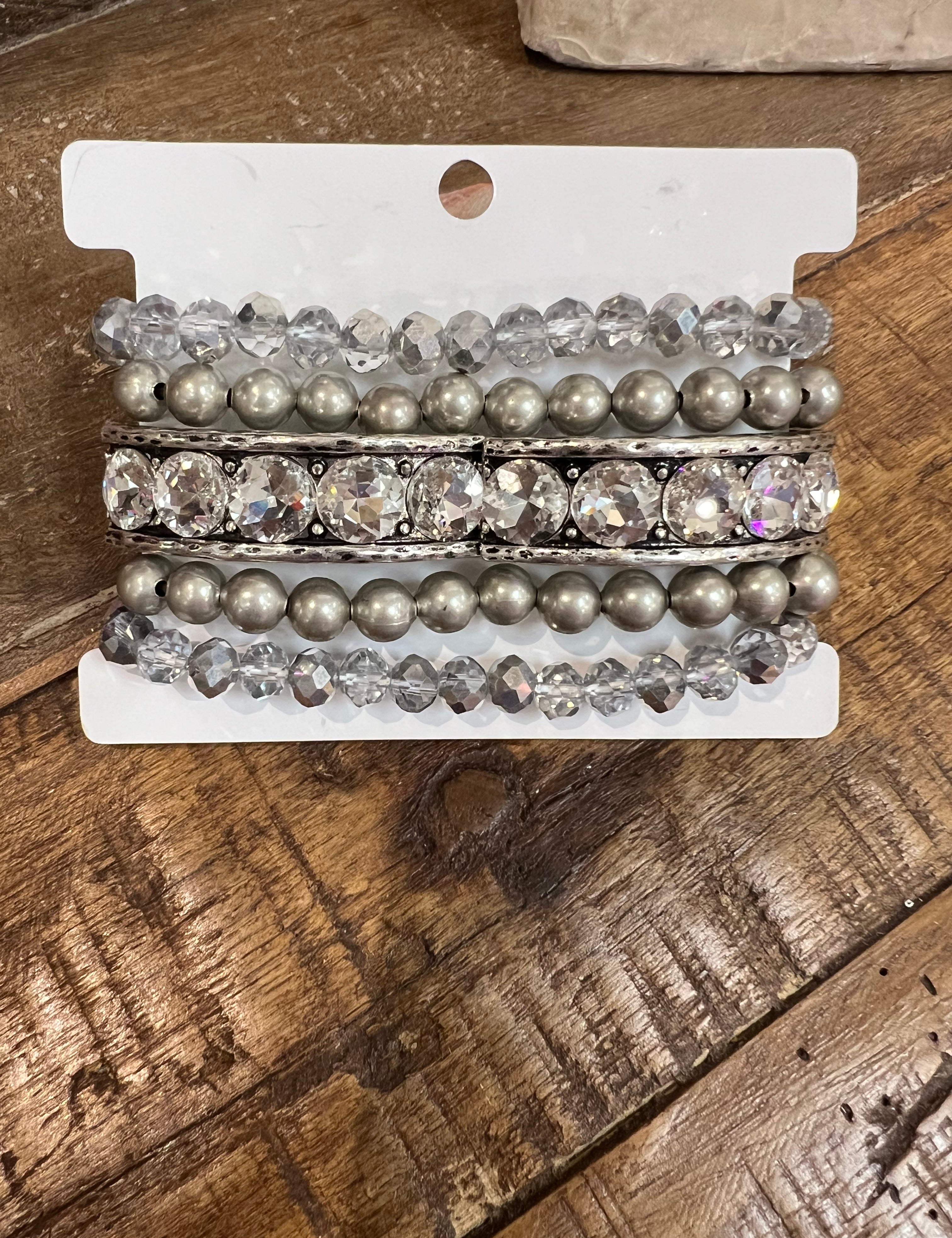 ATG Silver Bracelet Stack on Simply Obsessed