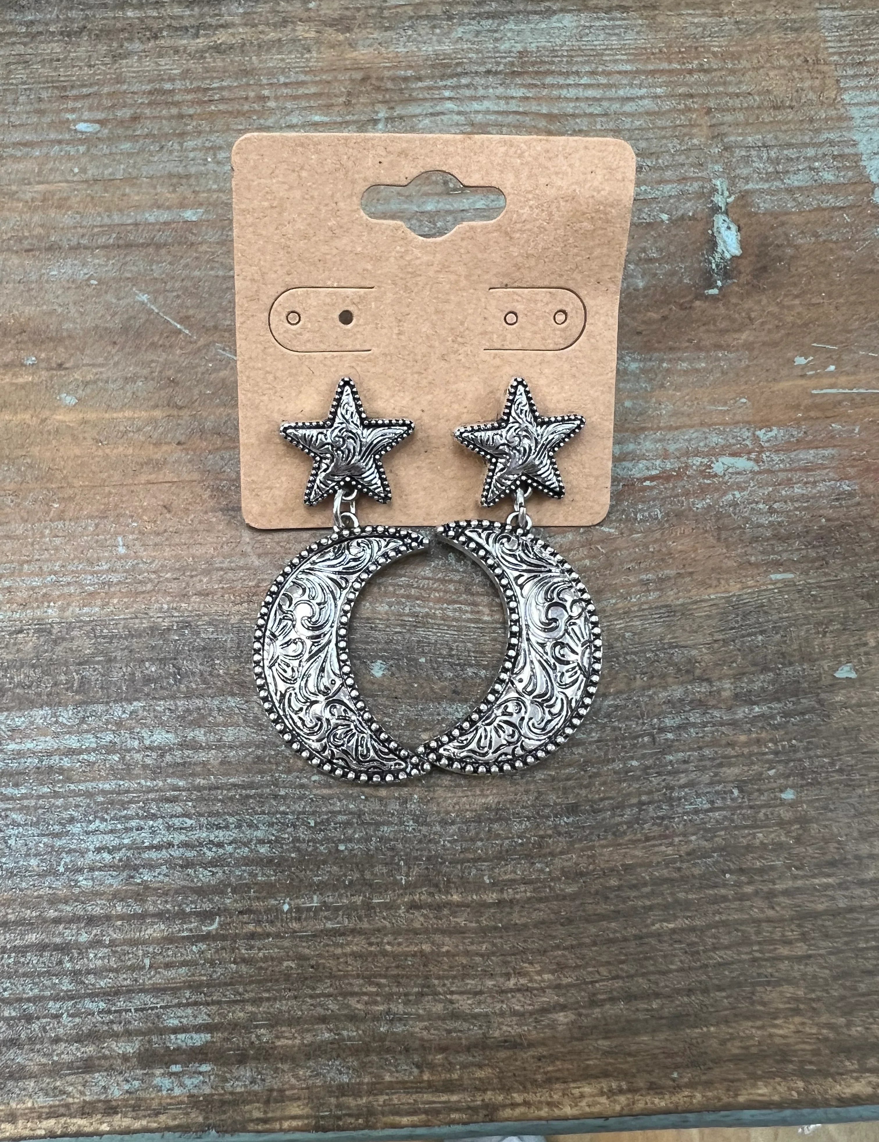 ATG Silver Moon Earrings on Simply Obsessed