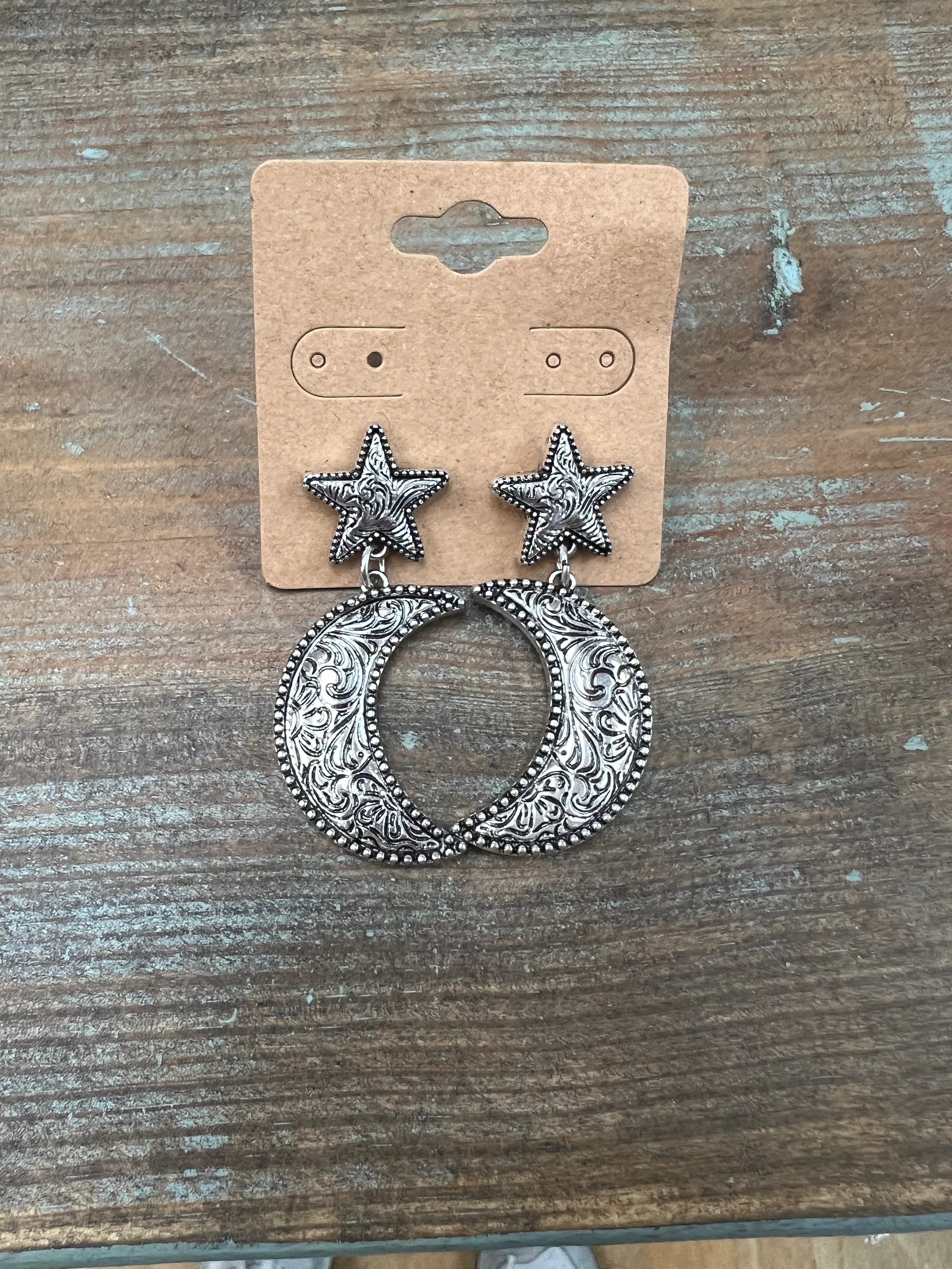 ATG Silver Moon Earrings on Simply Obsessed