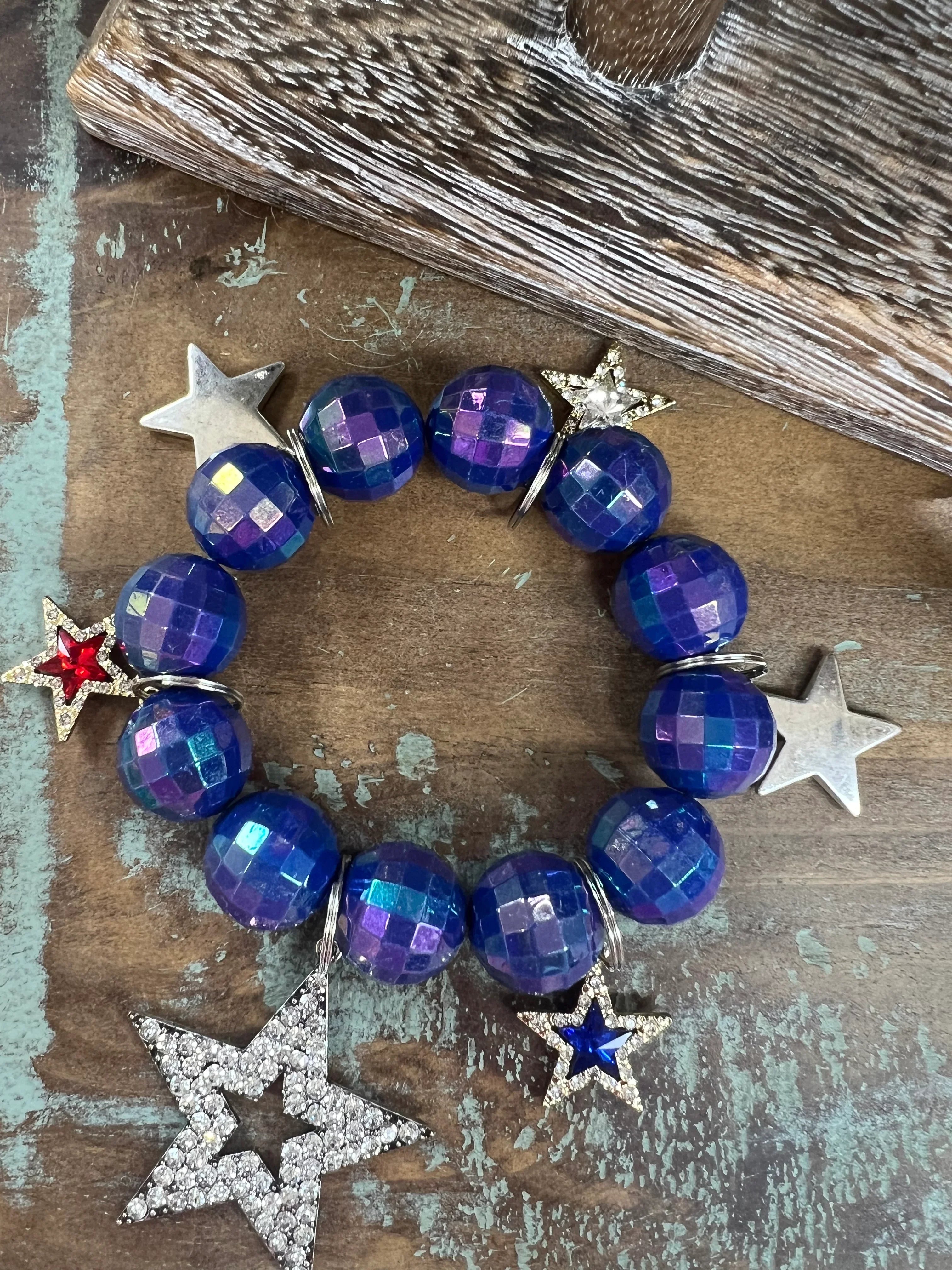 ATG Star Charm Beaded Bracelet on Simply Obsessed