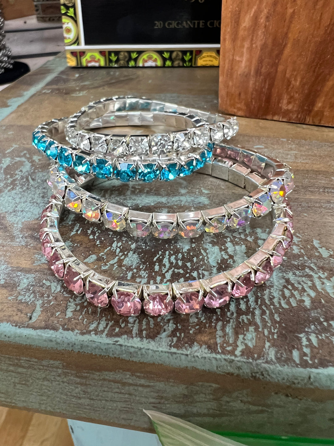 ATG Stretchy Gem Bracelets on Simply Obsessed
