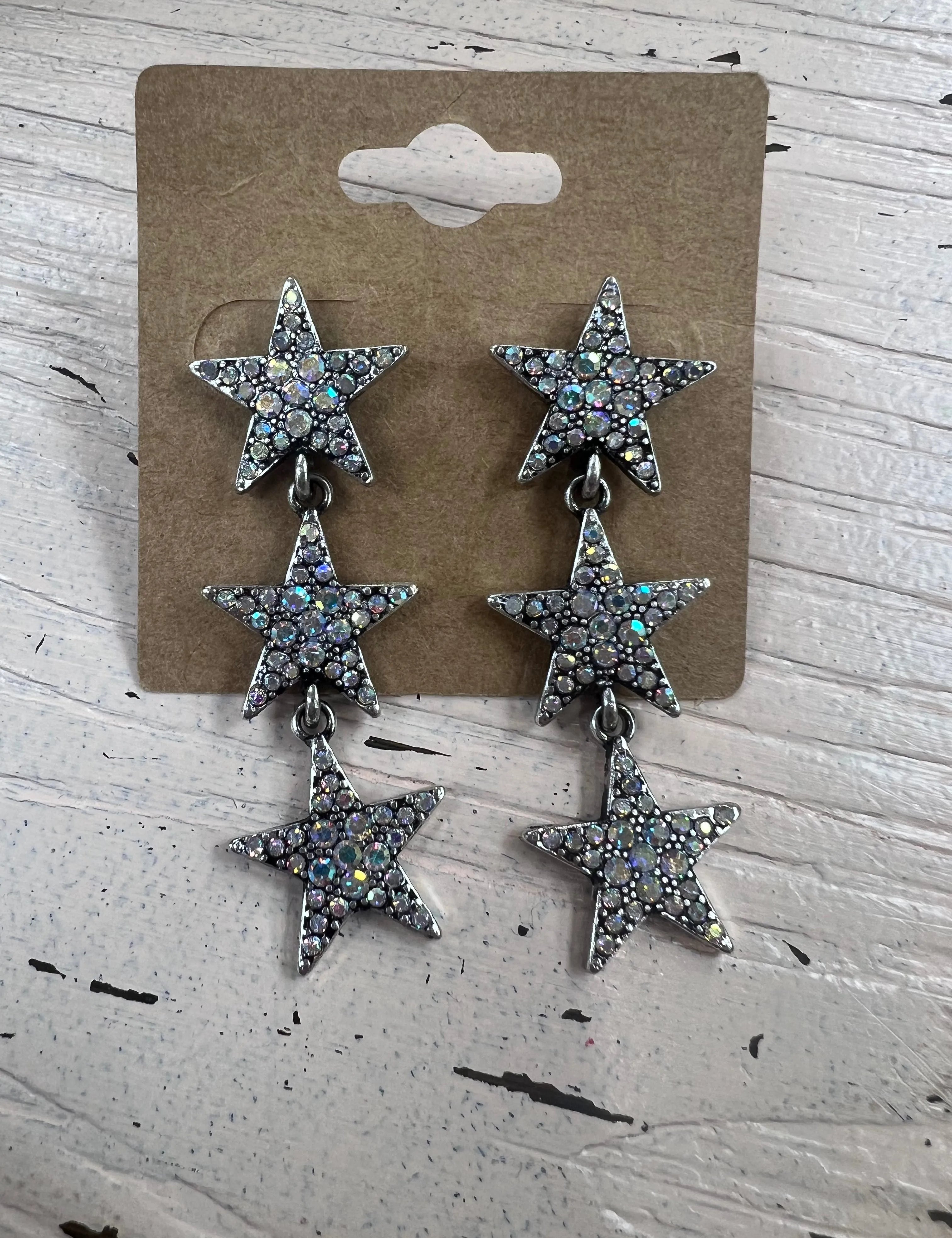ATG Triple AB Star Earrings on Simply Obsessed