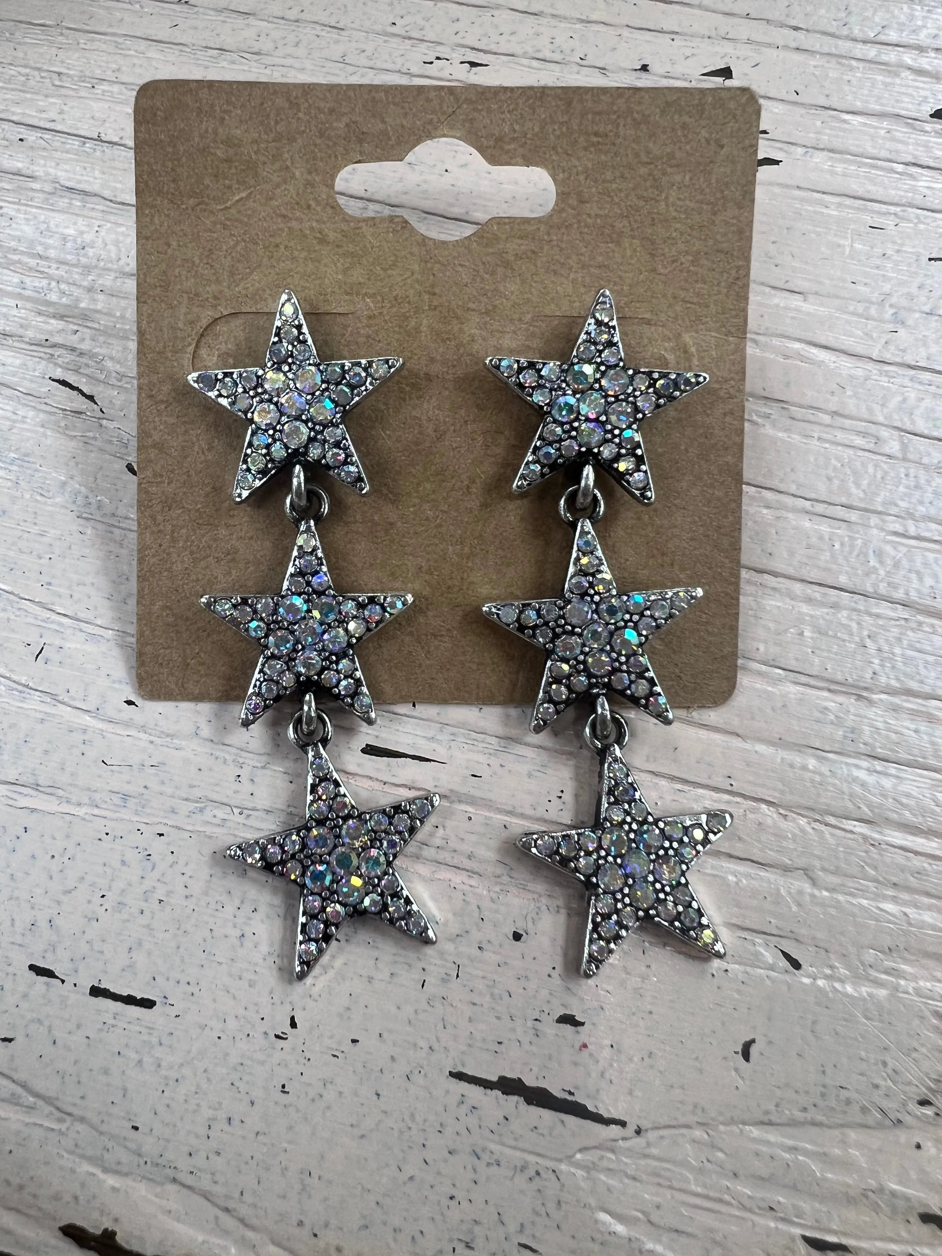 ATG Triple AB Star Earrings on Simply Obsessed