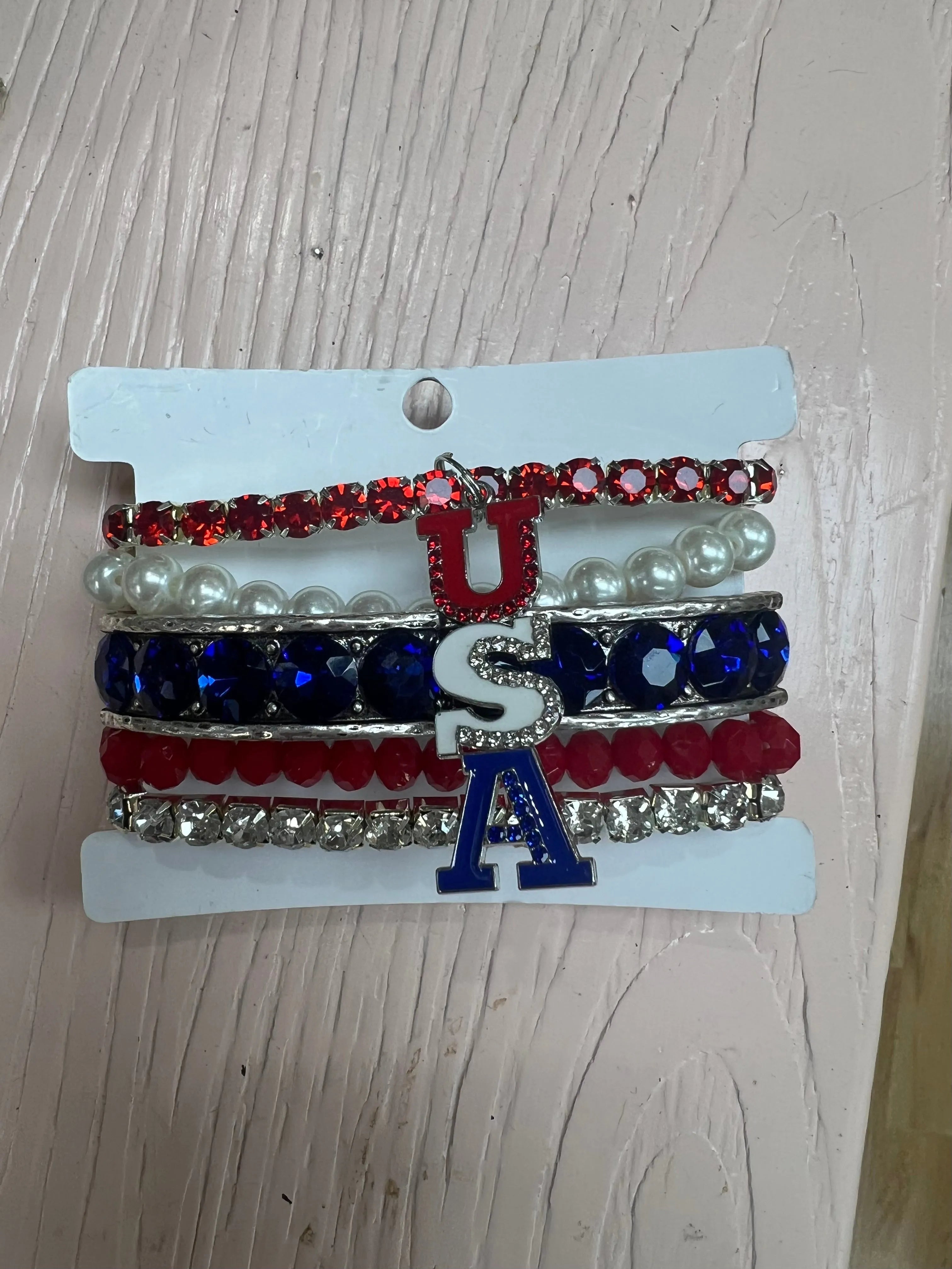 ATG USA Bracelet Stack on Simply Obsessed
