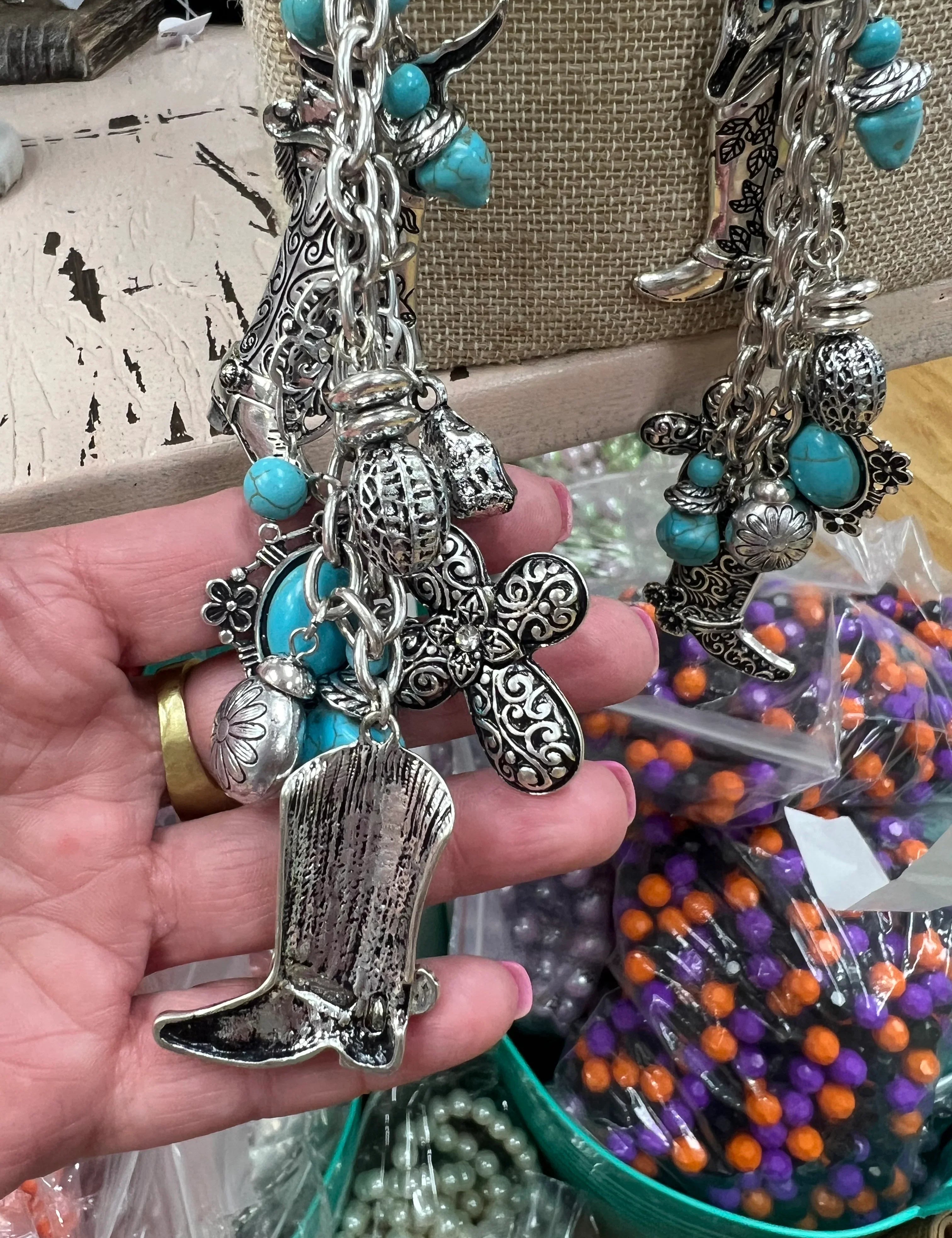 ATG Western Charm Scarf Necklace on Simply Obsessed