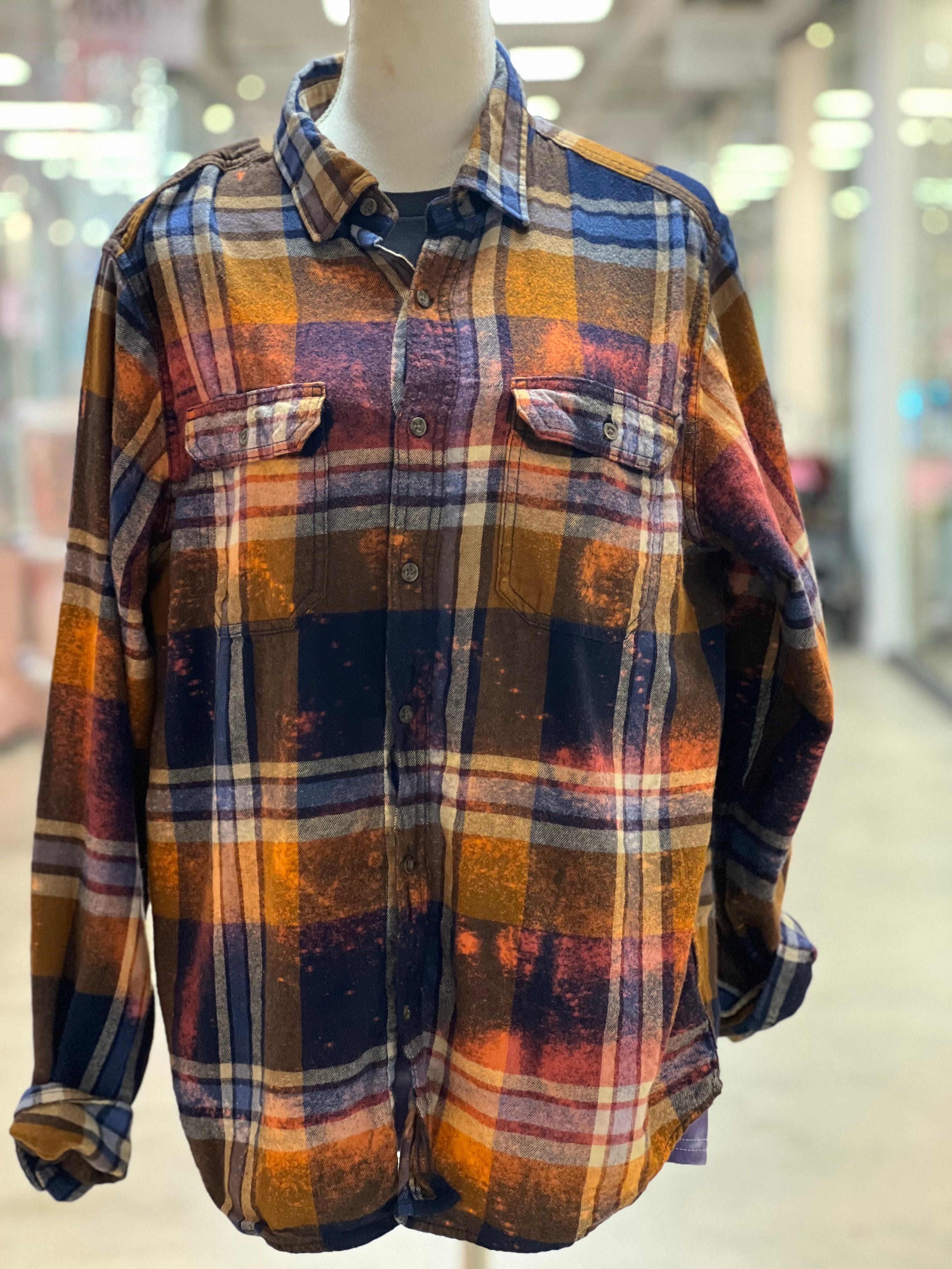 Autumn Acid Dusted Flannel on Simply Obsessed