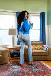 Judy Blue Mid Rise Thermal Bootcut Jeans on Simply Obsessed