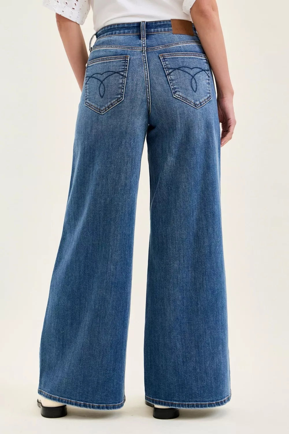 JUDY BLUE High Waist Palazzo Jeans on Simply Obsessed
