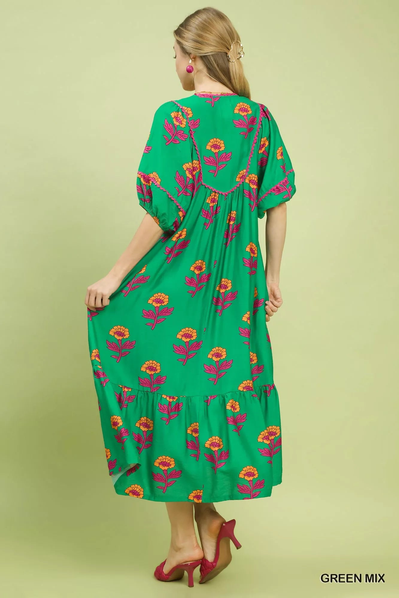 UMGEE Floral Print Midi Dress **SALE** on Simply Obsessed
