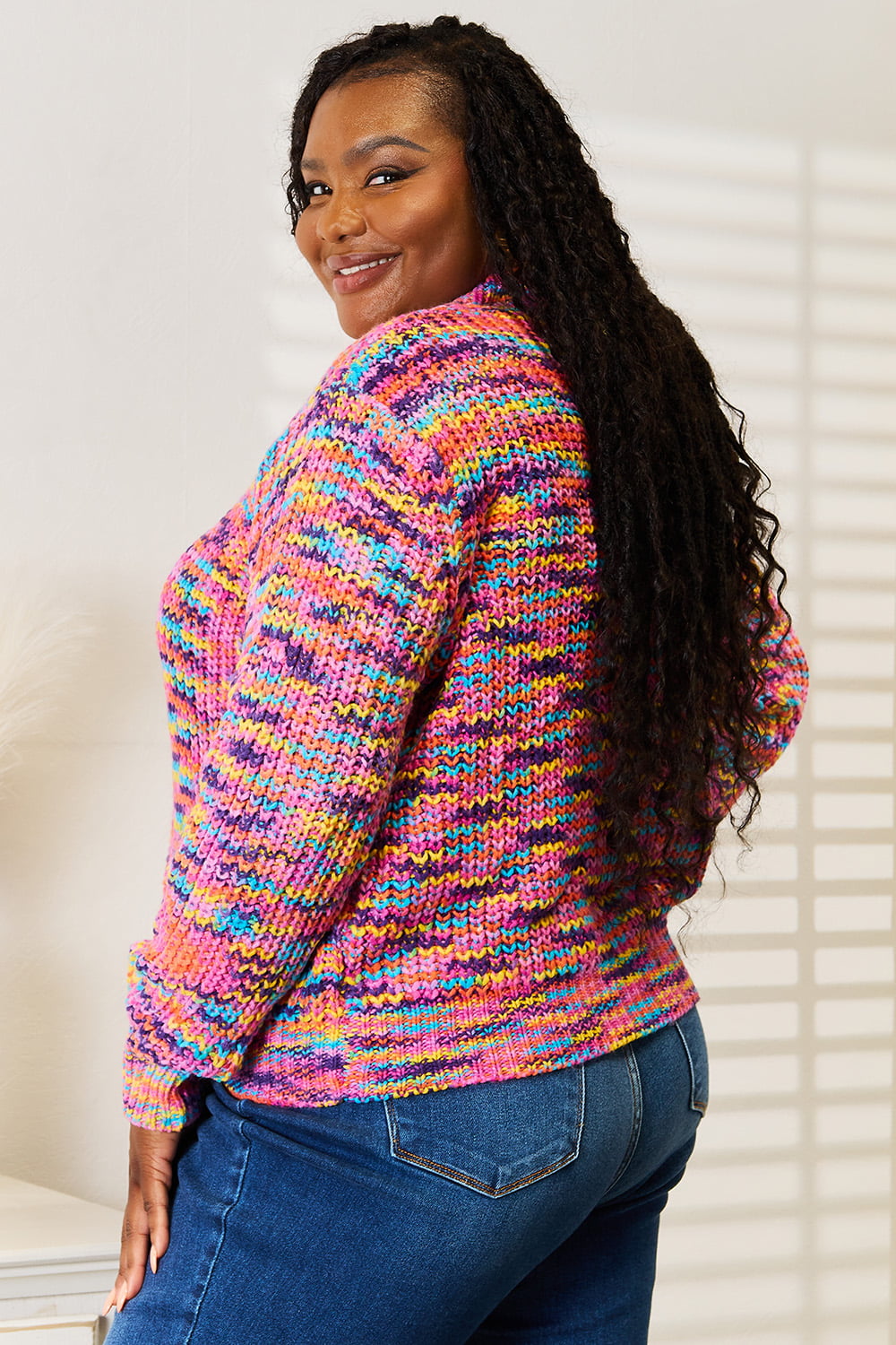 ANGEL WINGS Woven Right V-Neck Long Sleeve Cardigan. **FALL DEBUT SALE** on Simply Obsessed
