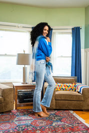 Judy Blue Mid Rise Thermal Bootcut Jeans on Simply Obsessed