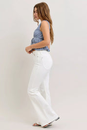 JUDY BLUE High-Waisted Tummy Control Flare Jeans on Simply Obsessed