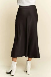 Davi & Dani High Waist Midi Skirt on Simply Obsessed