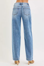 RISEN High Rise Wide Baggy Jeans on Simply Obsessed