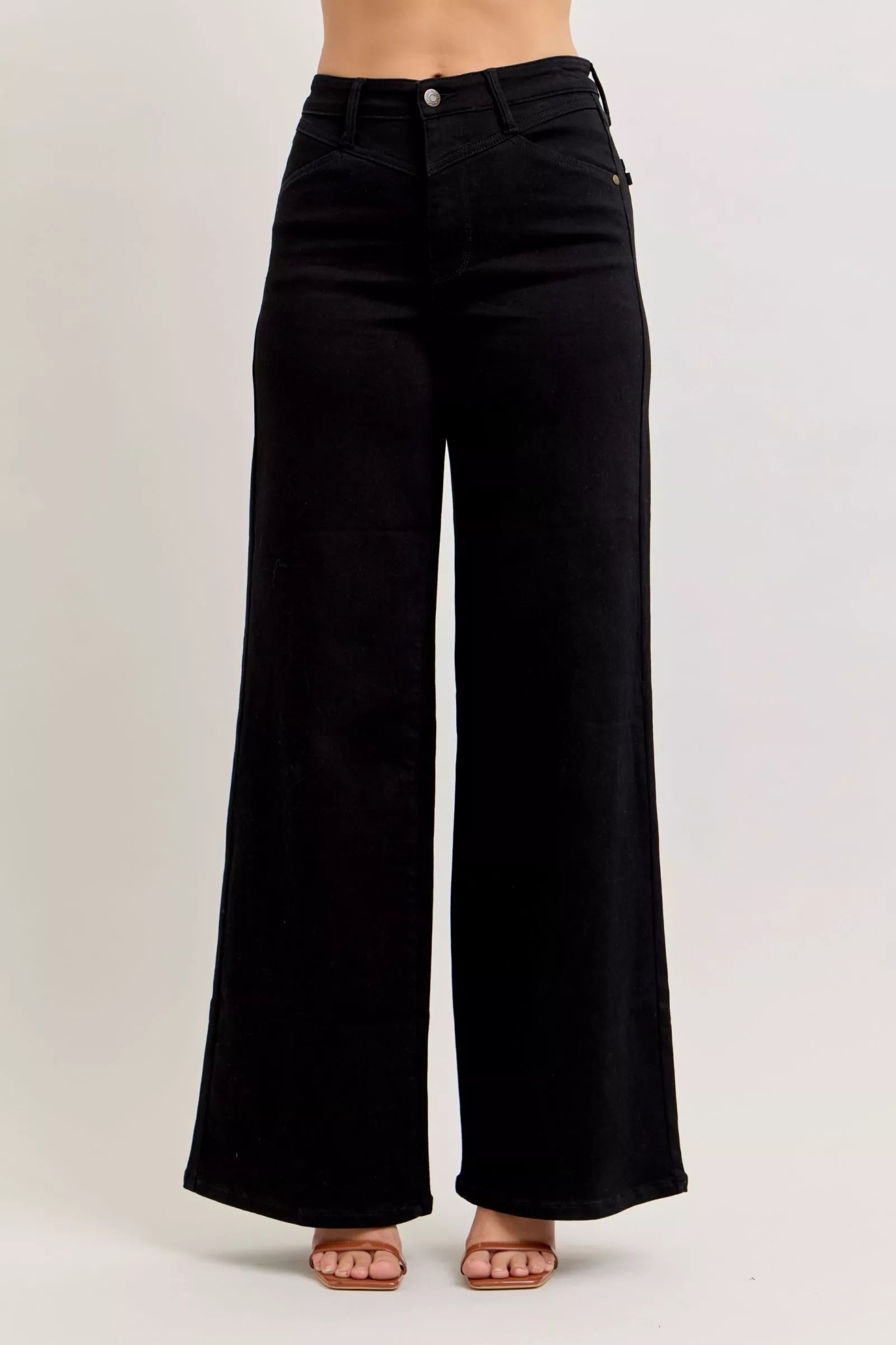 Judy Blue High-Waisted Wide Leg Jeans on Simply Obsessed