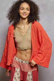 POL Open Front Cardigan with Crochet Patterns on Simply Obsessed