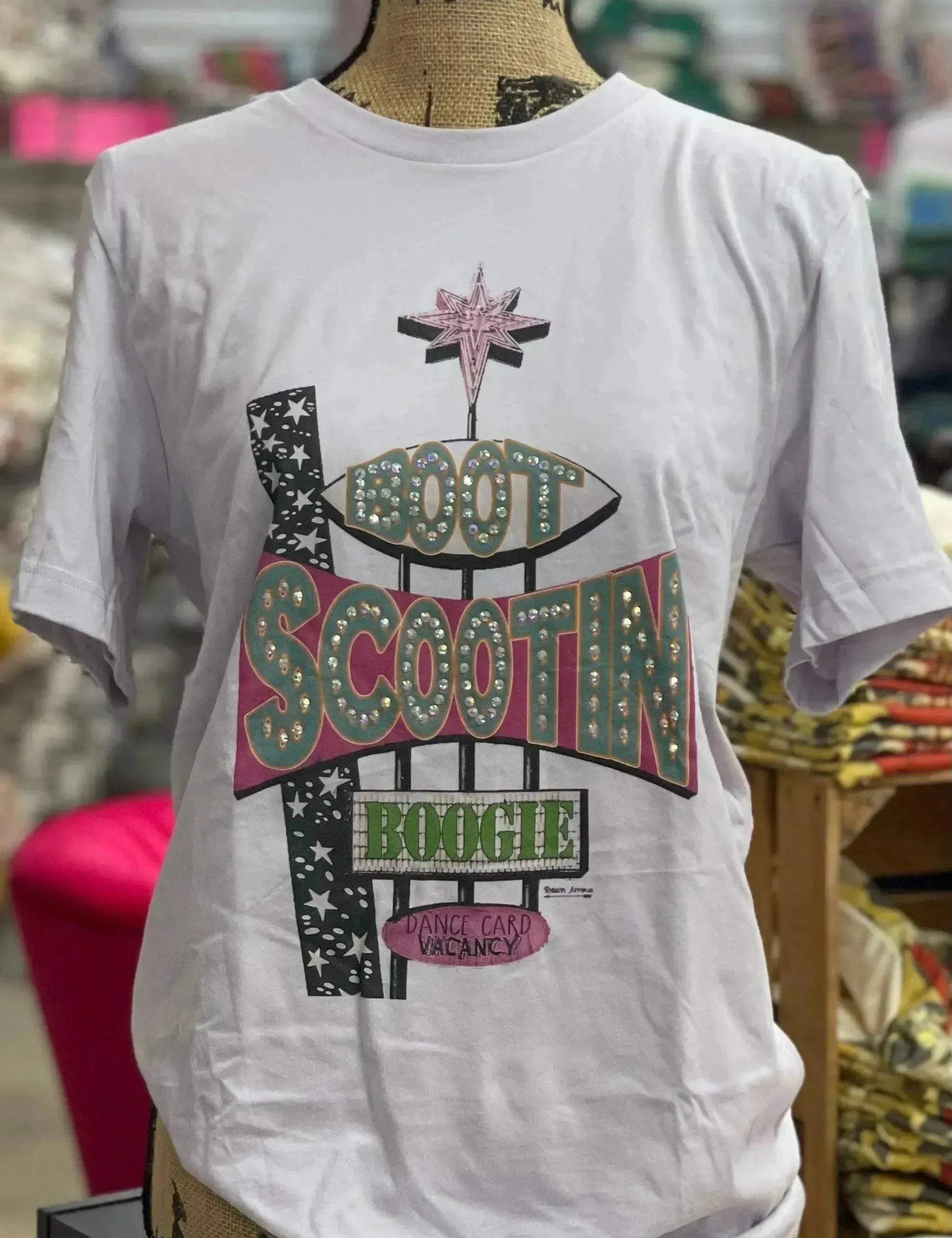 Bling Boot Scootin Boogie Tee on Simply Obsessed