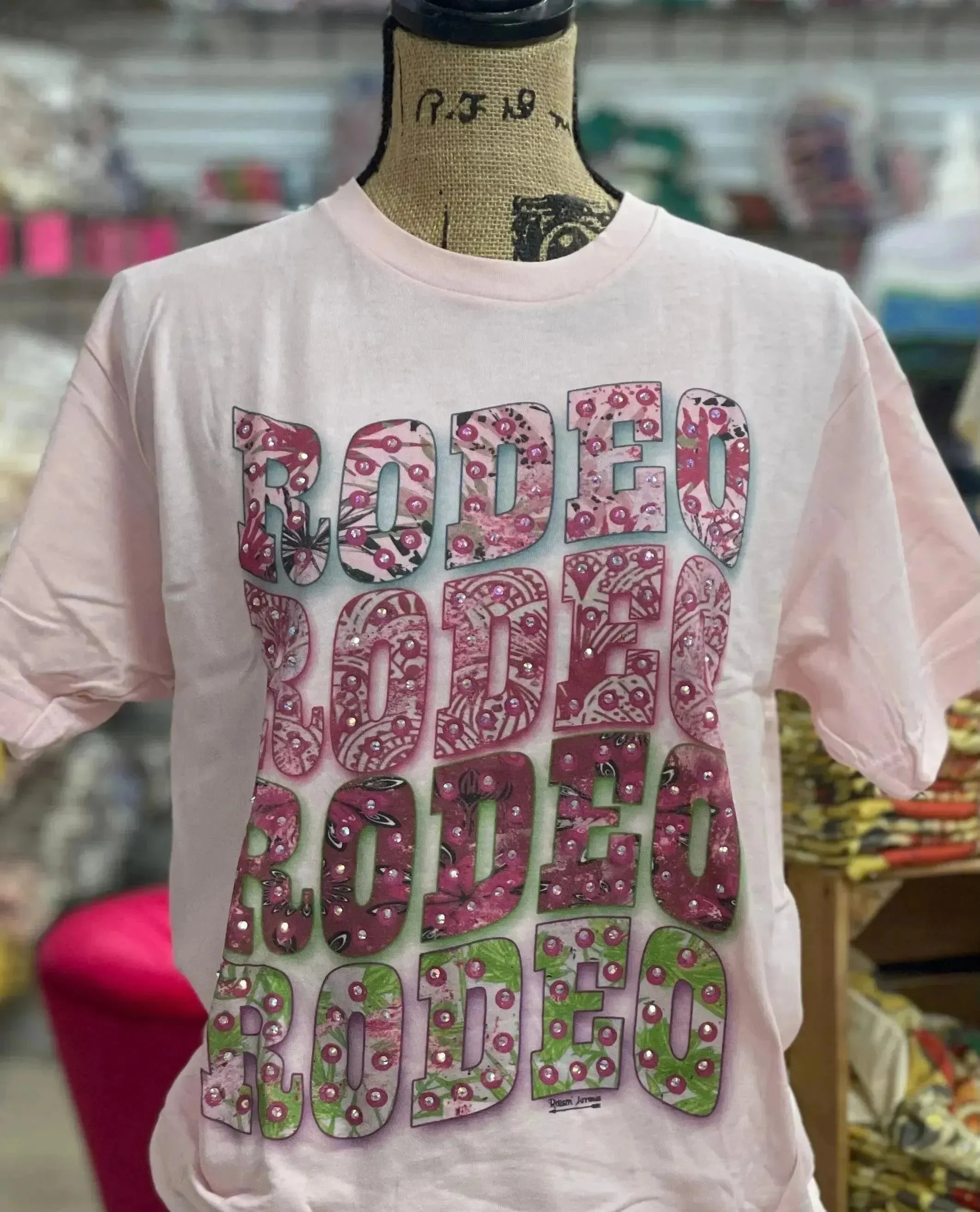 Bling Rodeo Pink Tee on Simply Obsessed