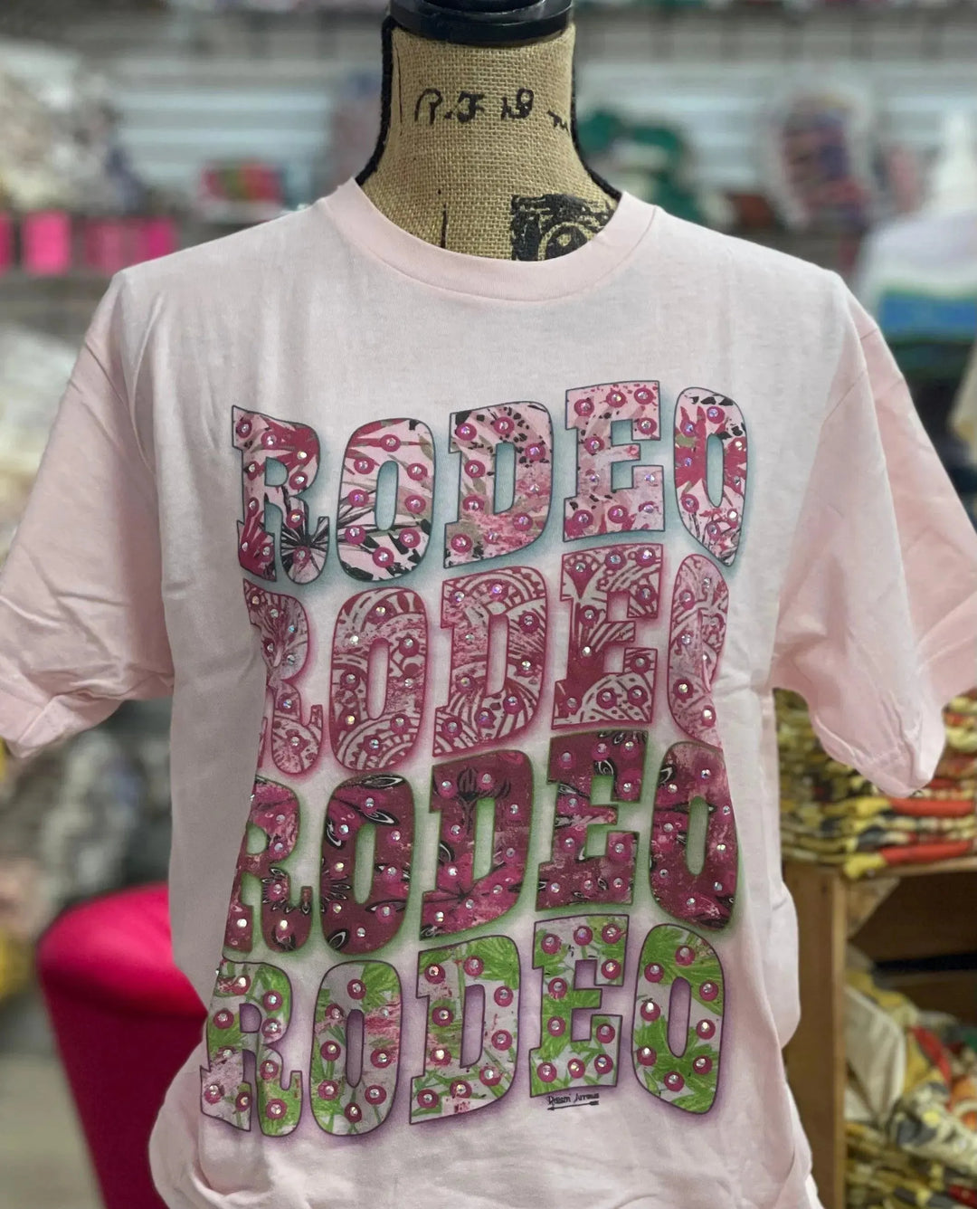 Bling Rodeo Pink Tee on Simply Obsessed