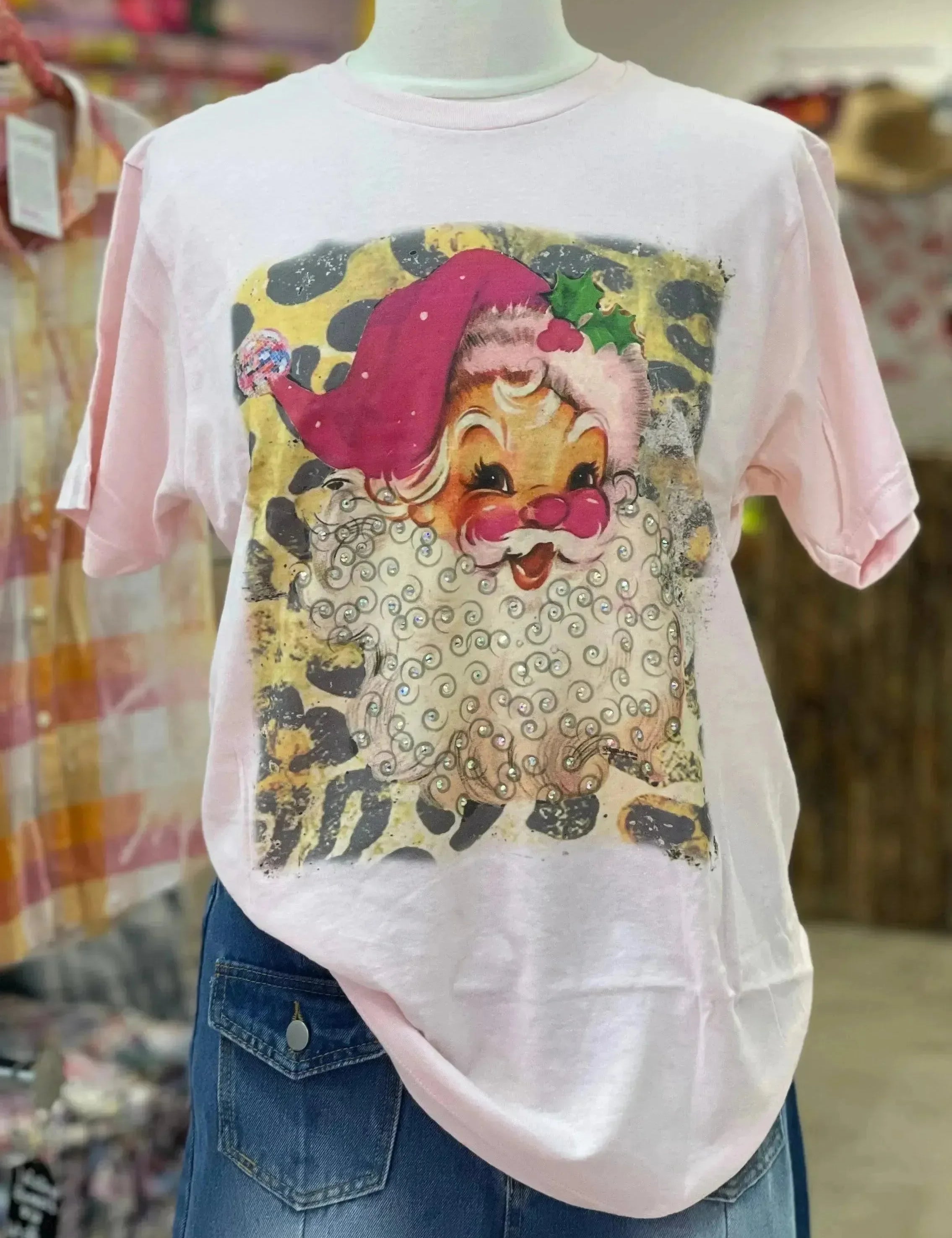Bling Santa Tee on Simply Obsessed