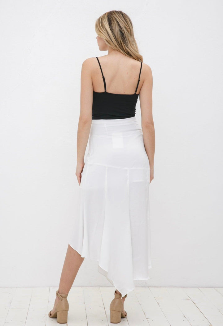 BLUE B Detail Maxi Skirt - WHITE on Simply Obsessed