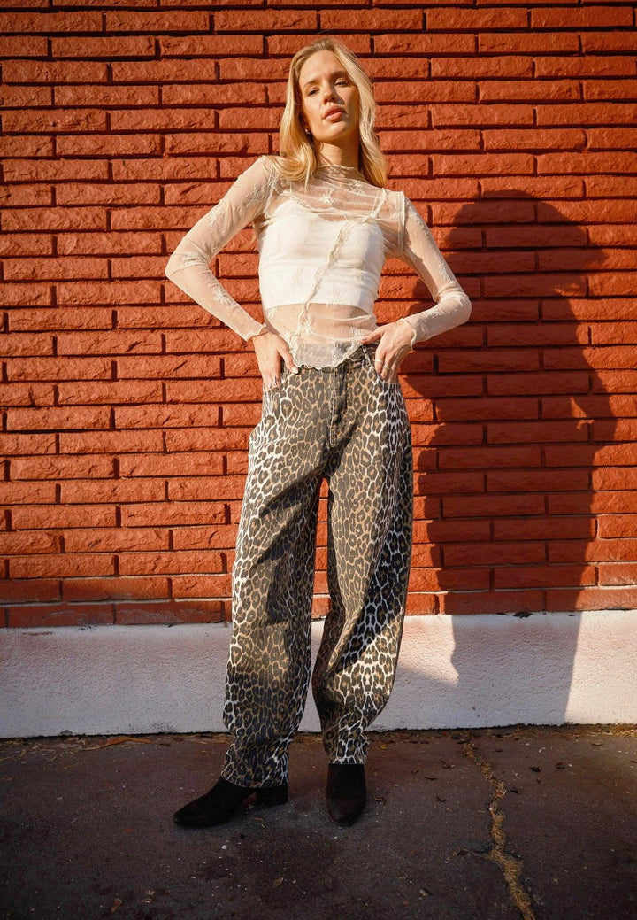 BLUE B Our Favorite Leopard Print Pants - OVERSIZED on Simply Obsessed