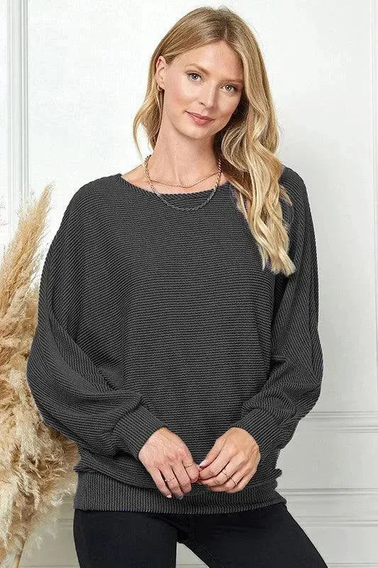 BLUMIN Knit Long Sleeve Top on Simply Obsessed