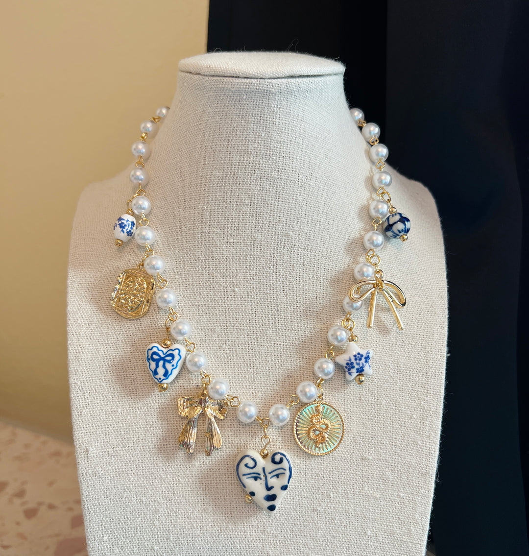Bow Charm Necklace on Simply Obsessed