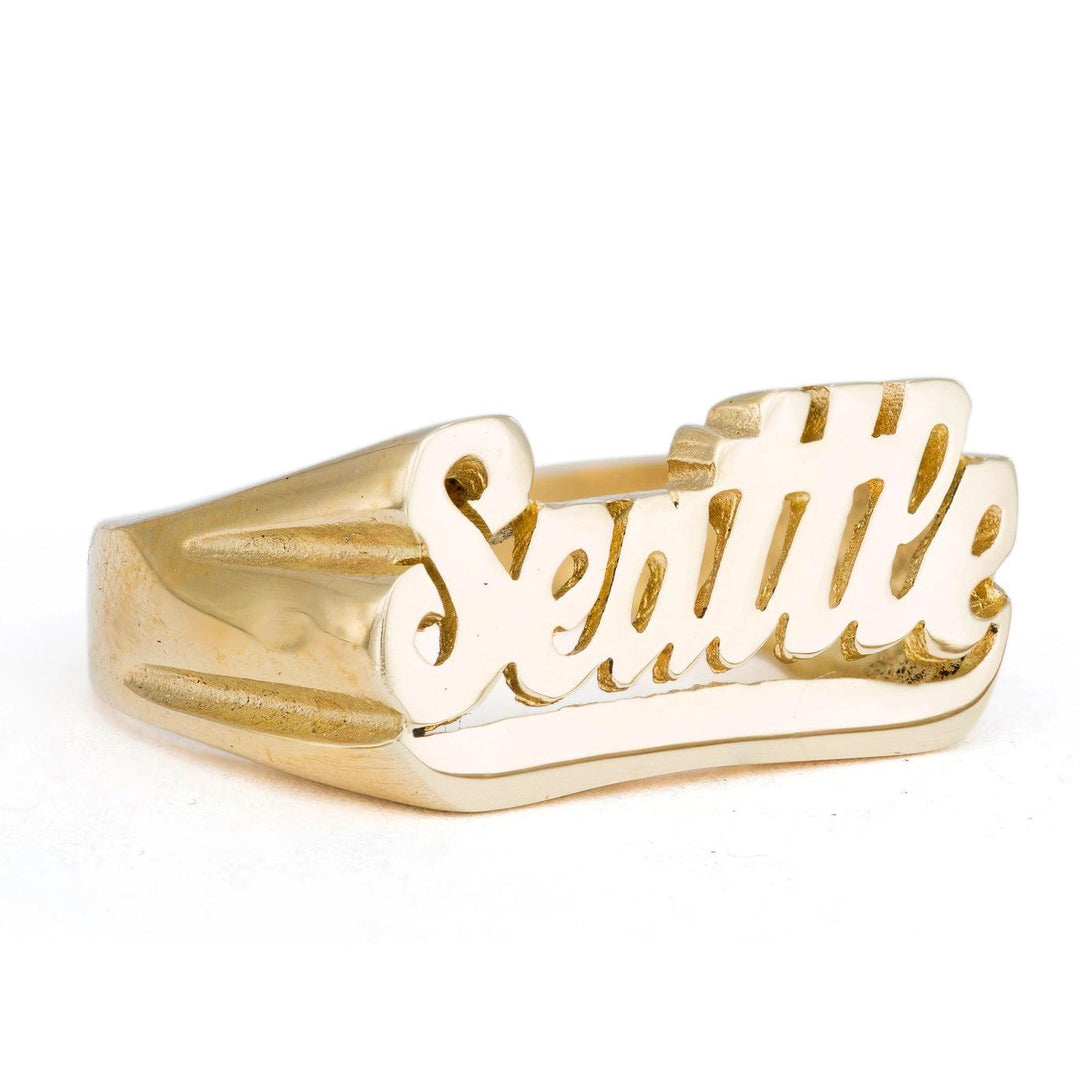 Brass SEATTLE RING on Simply Obsessed